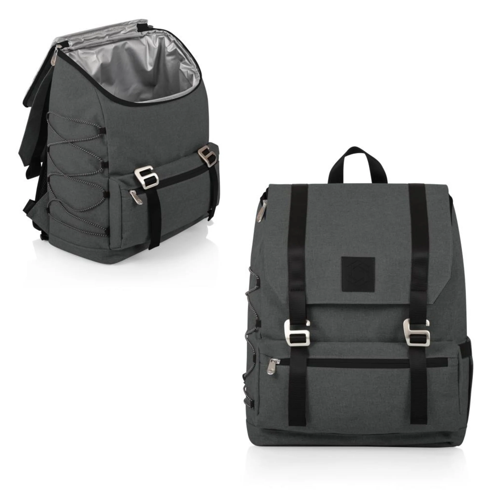 ON THE GO TRAVERSE COOLER BACKPACK - (HEATHERED GRAY) - Image 2