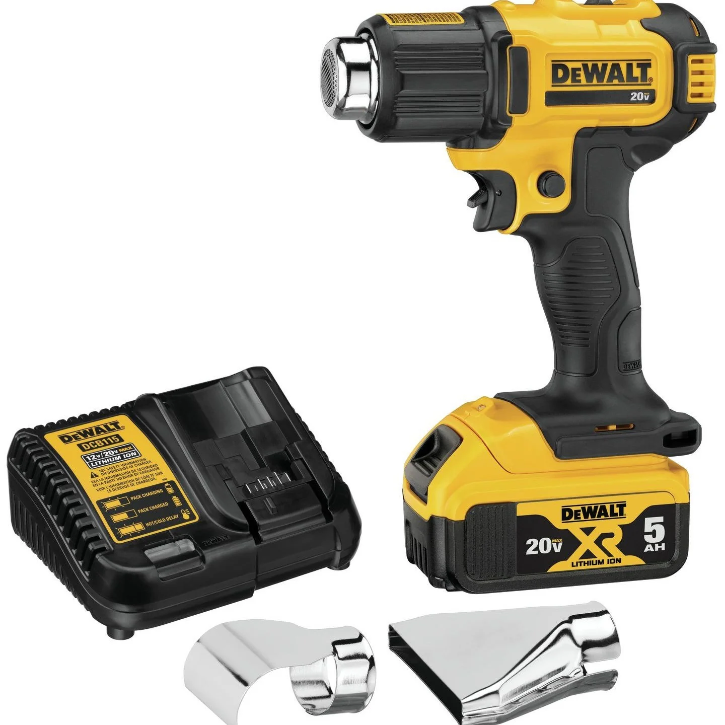 CORDLESS HEAT GUN WITH 5AH BATTERY