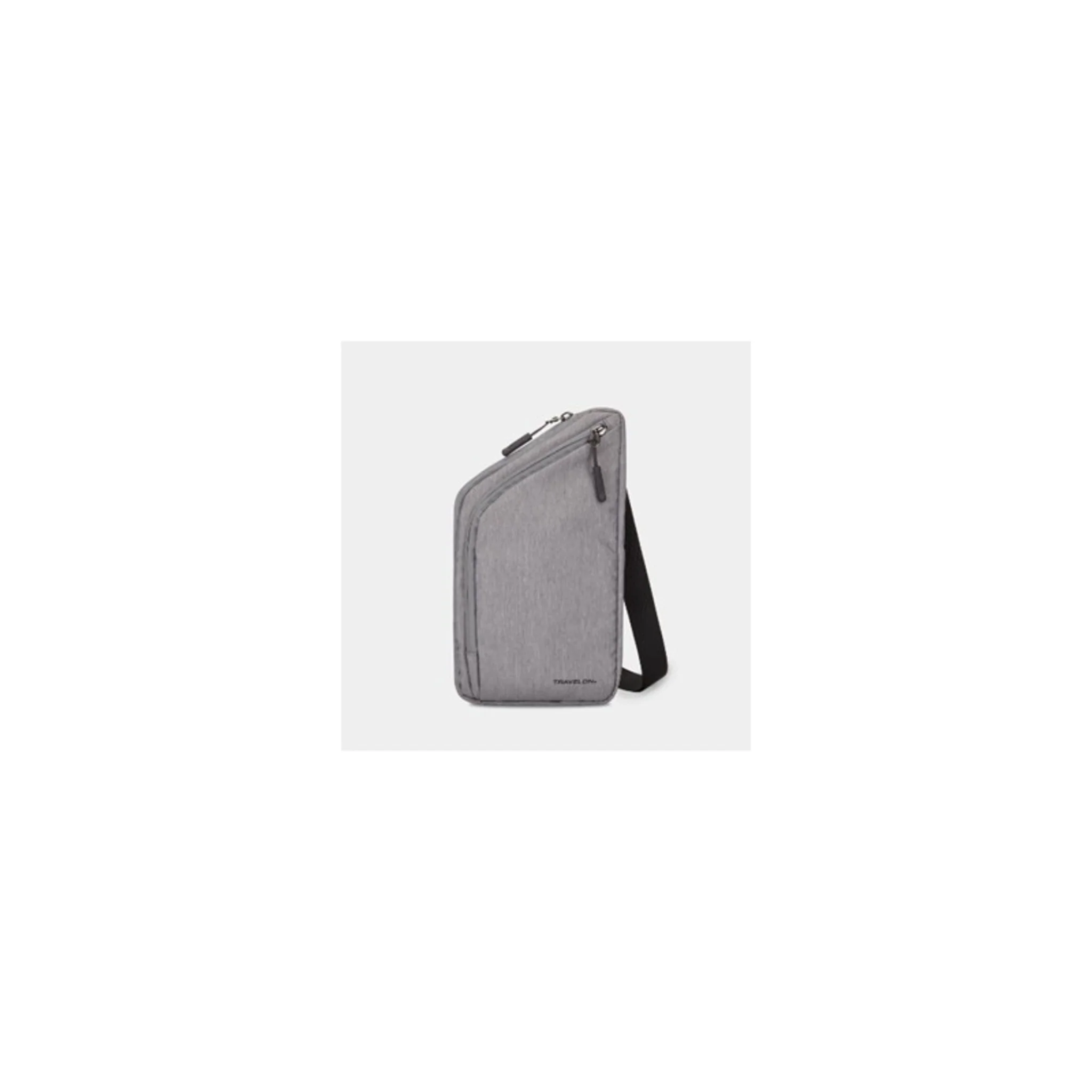WORLD TRAVEL ESSENTIALS SLIM CROSSBODY BAG - CHARCOAL GRAY - Image 2