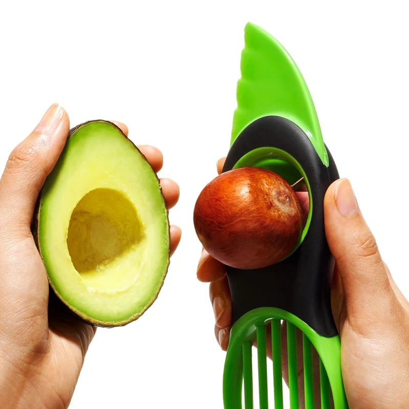 GG 3-IN-1 AVOCADO SLICER - (GREEN)