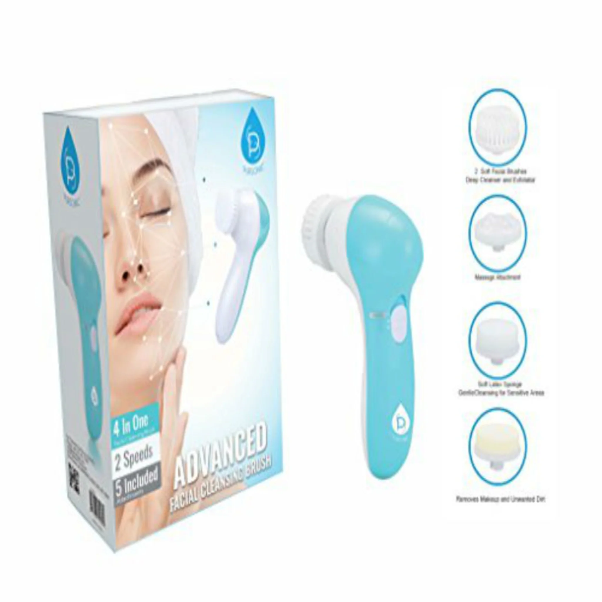 ADVANCED FACIAL CLEANER WITH 5 ATTACHMENTS - Image 2