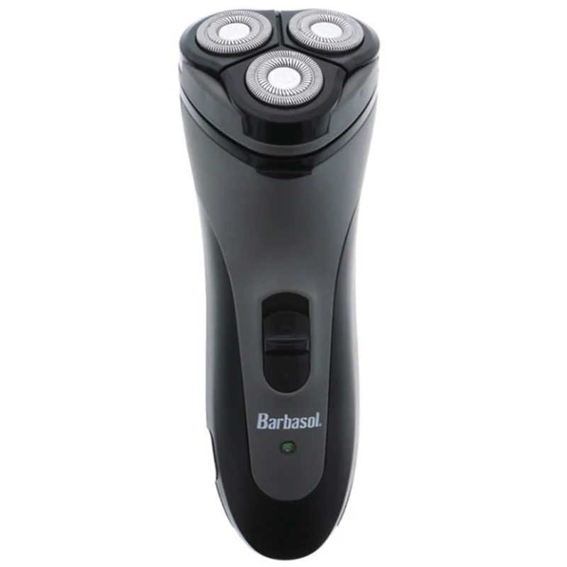 RECHARGEABLE ROTARY SHAVER WITH POP UP TRIMMER