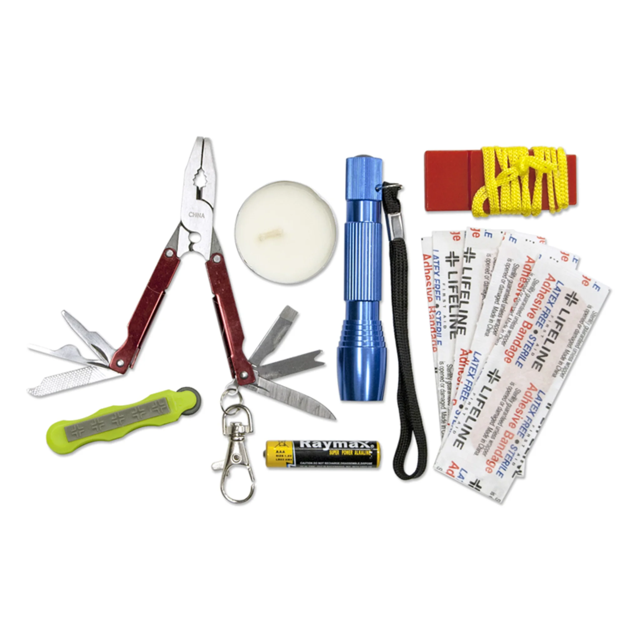 13 - PIECE WEATHER RESISTANT SURVIVAL FIRST AID KIT - Image 2