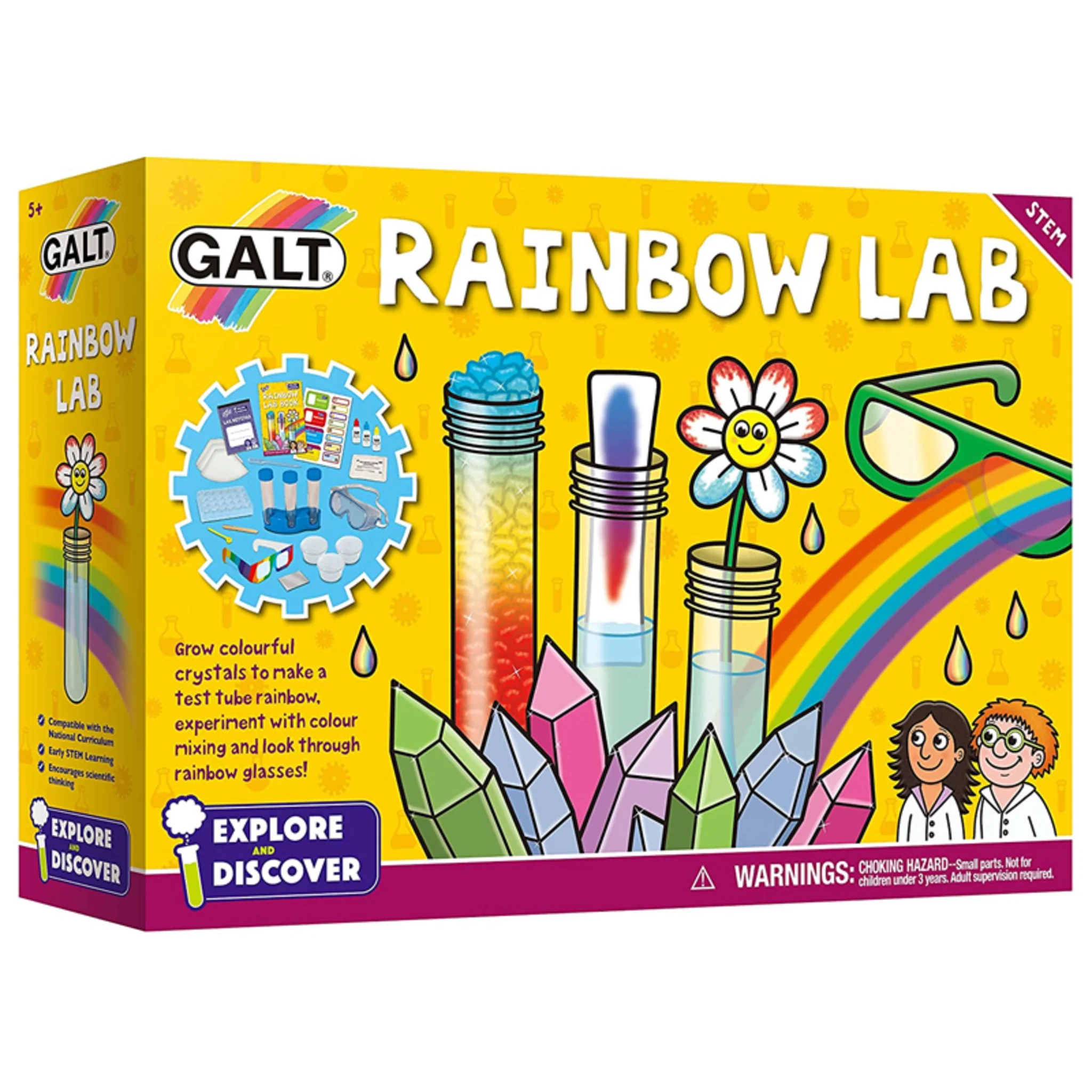 RAINBOW LAB SCIENCE KITS FOR KIDS - (MULTICOLOR) - (AGES 5 PLUS) - Image 2