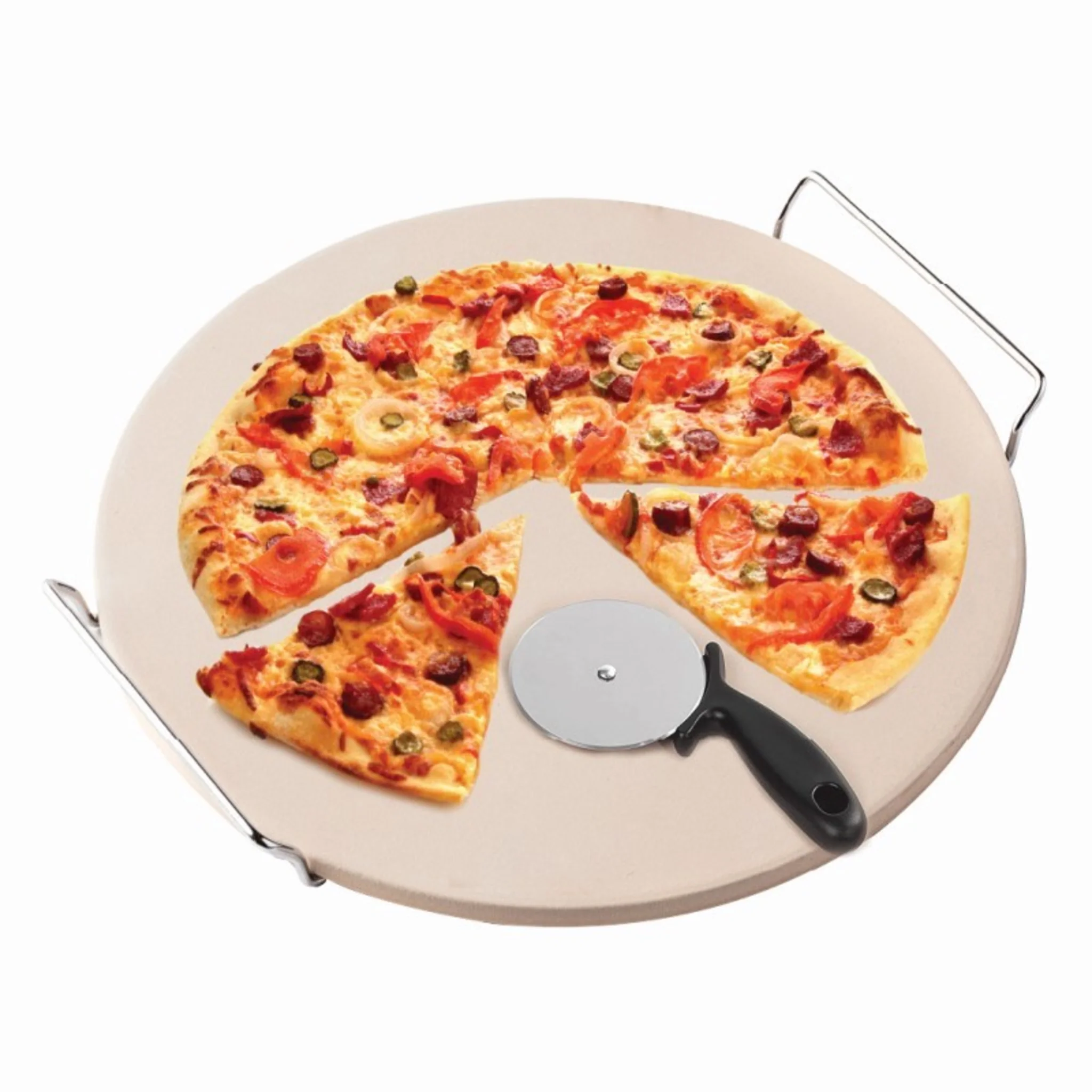 15 INCHES PIZZA STONE SET 3 PIECES - Image 2