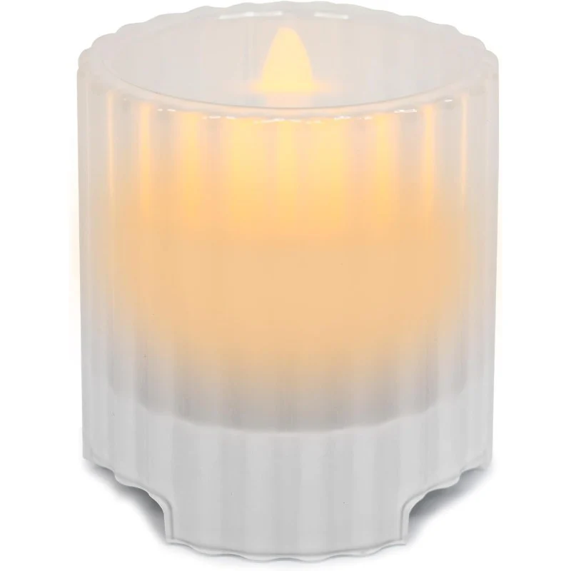 FLAMELESS CANDLE WITH BLUETOOTH SPEAKER AND RECHARGEABLE BATTERY