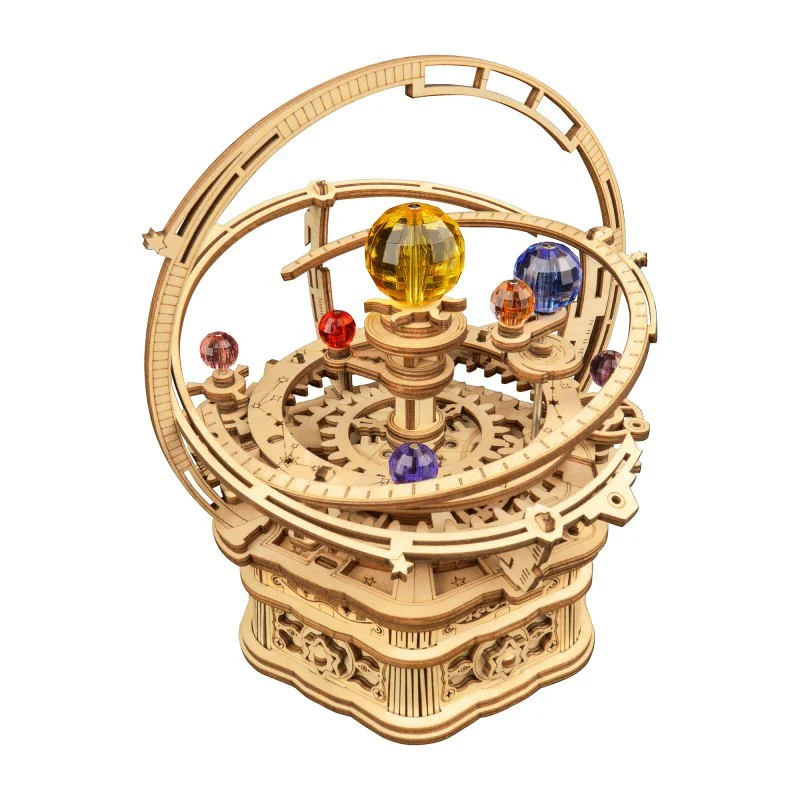 DIY 3D WOODEN PUZZLE MUSIC BOX - (STARRY NIGHT)