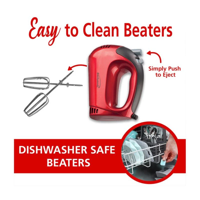 5-SPEED LIGHTWEIGHT ELECTRIC HAND MIXER