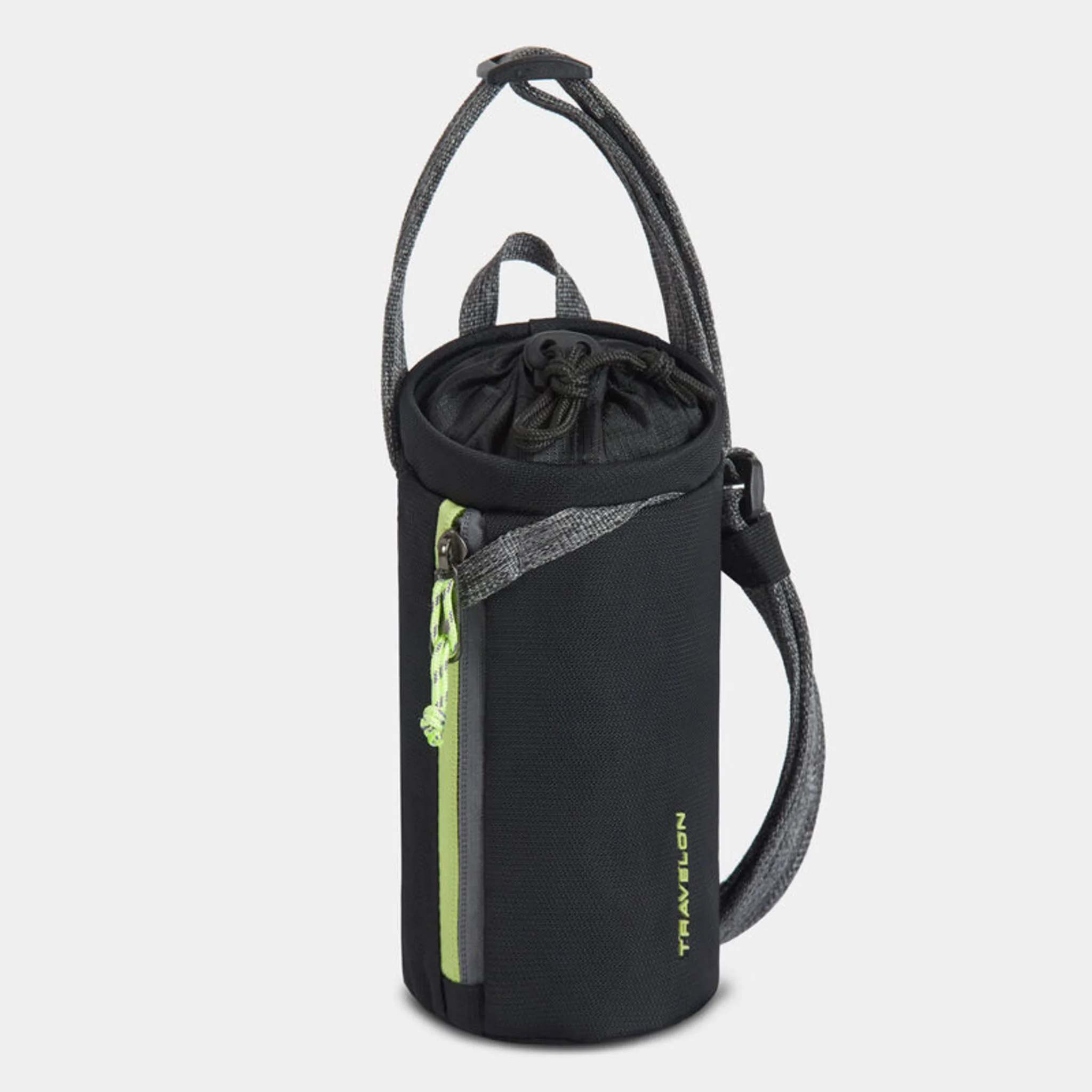 GREENLANDER ANTI-THEFT INSULATED WATER BOTTLE BAG - (JET BLACK) - Image 2