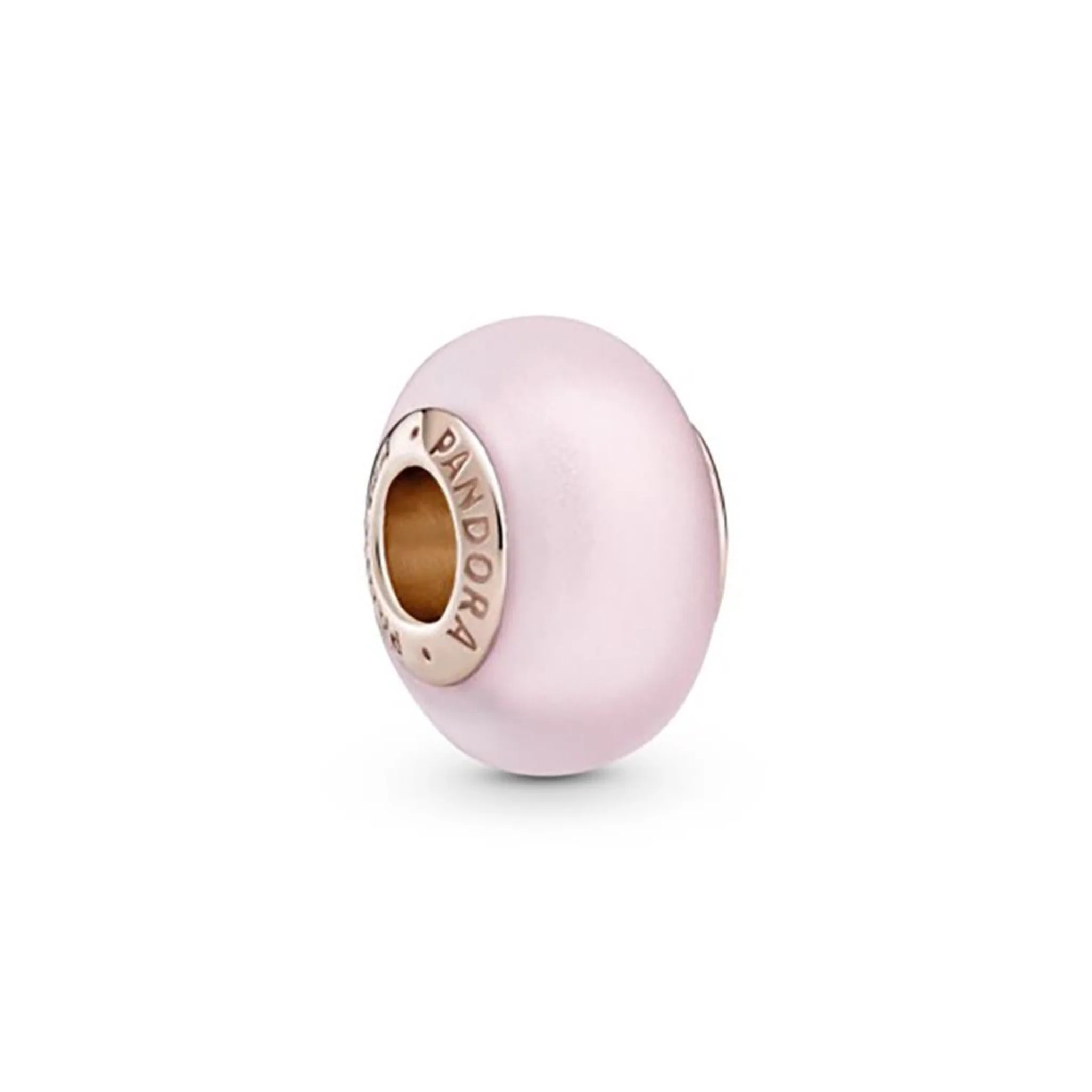 MATTE PINK MURANO GLASS CHARM - Image 2