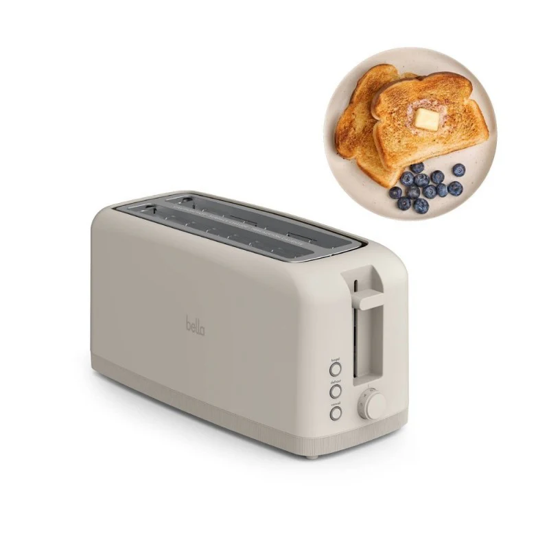 4 SLICE SLIM TOASTER - (OATMILK)