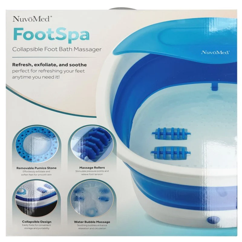 COLLAPSIBLE FOOT BATH MASSAGER
