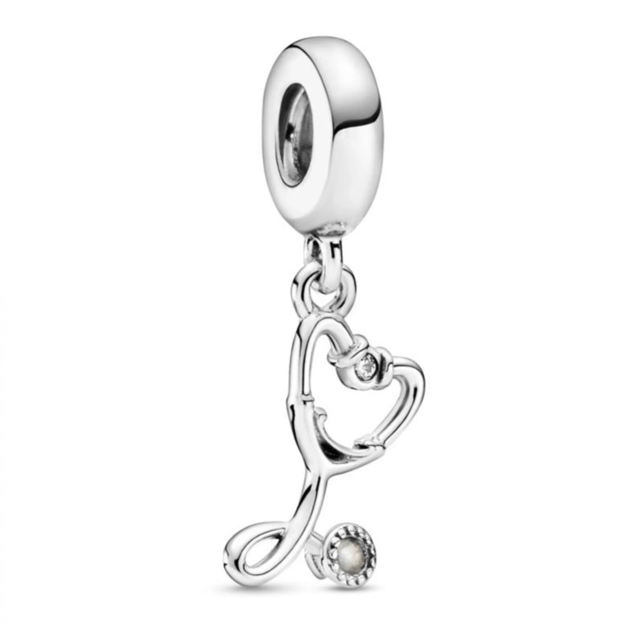 STETHOSCOPE HEART DANGLE CHARM - Image 2