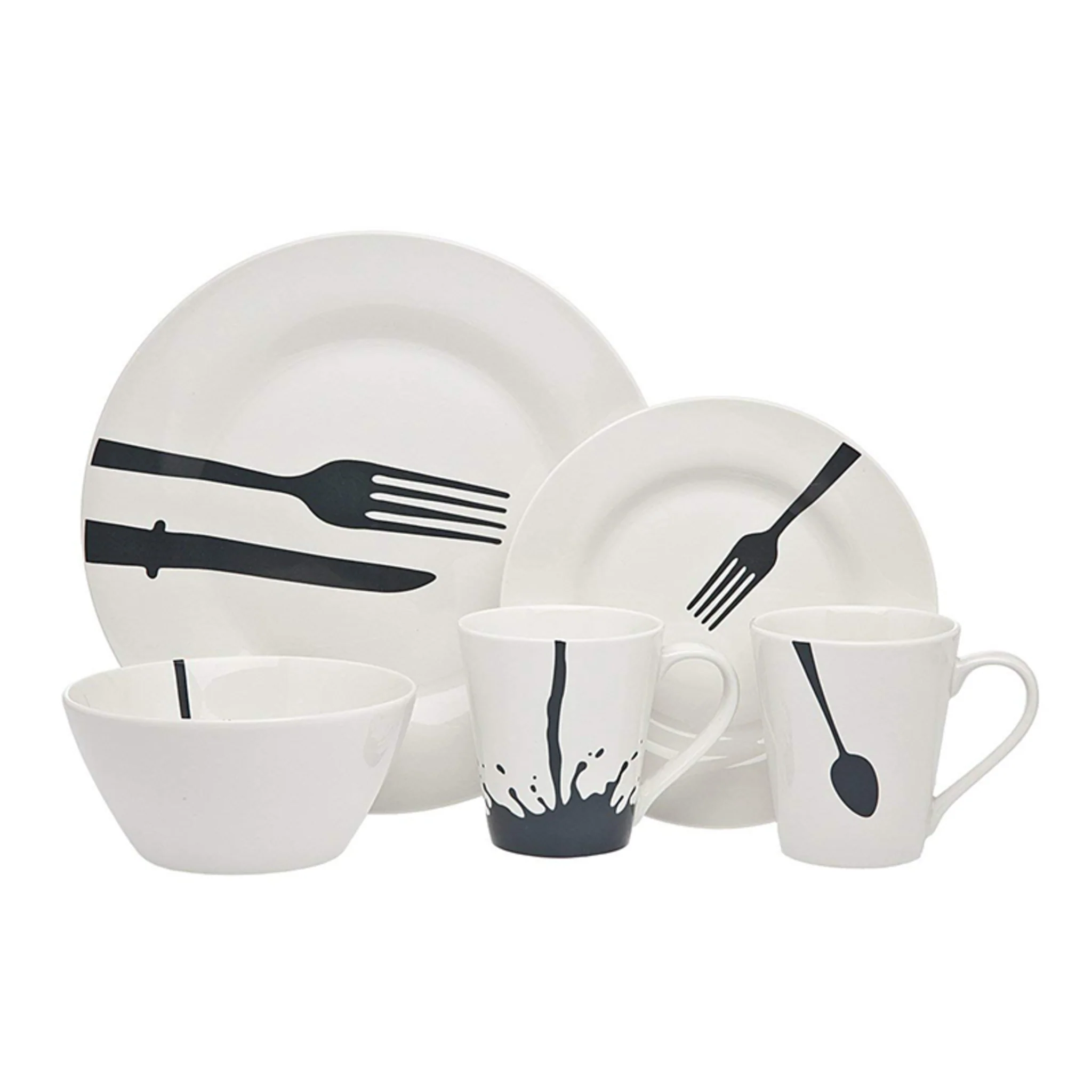 ACME DINER DINNERWARE SET - (16 PIECE) - Image 2