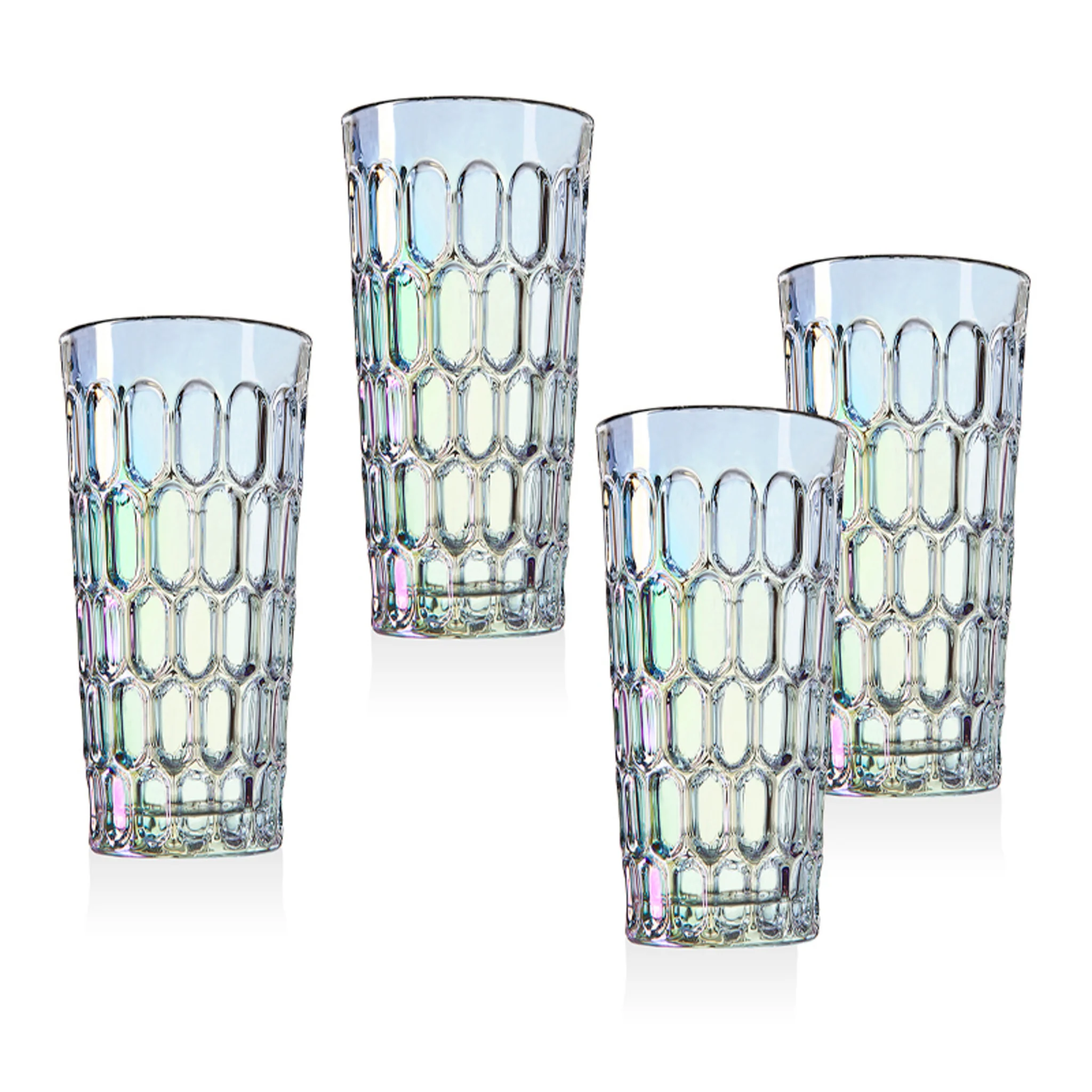 12 - OUNCE TUMBLERS - (4 PIECE) - (REX RAINBOW) - Image 2