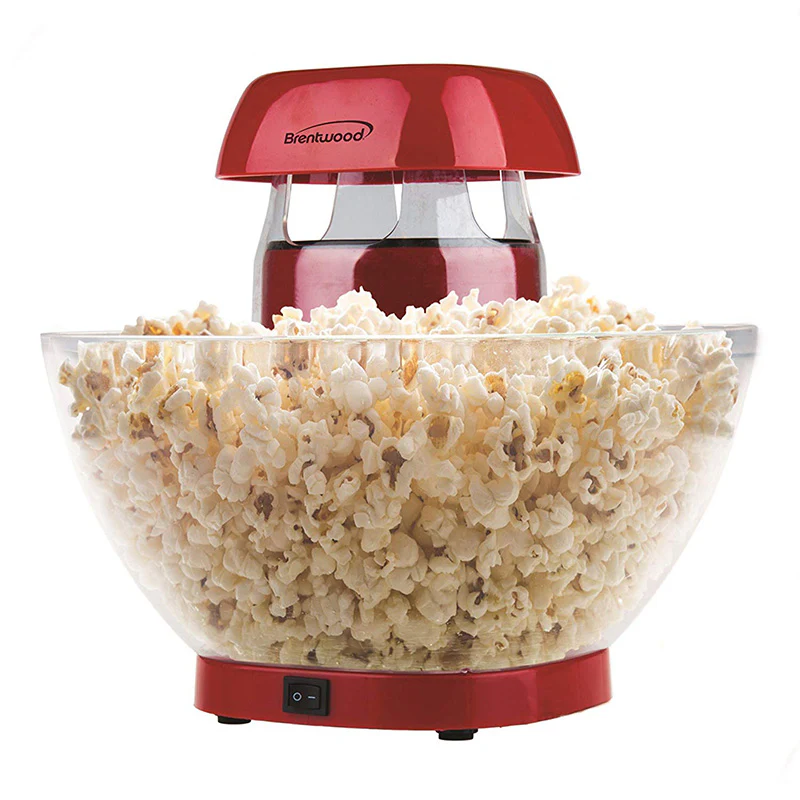 24 - CUP JUMBO HOT AIR POPCORN MAKER - (RED)