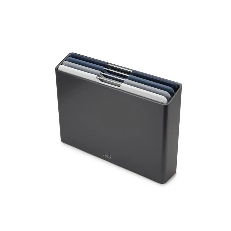 FOLIO 4-PIECE LARGE CHOPPING BOARD SET - GRAPHITE