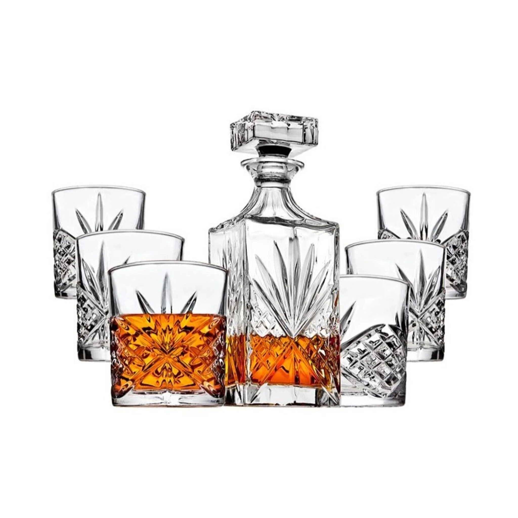 DUBLIN 7 PIECE WHISKEY DECANTER SET - Image 2