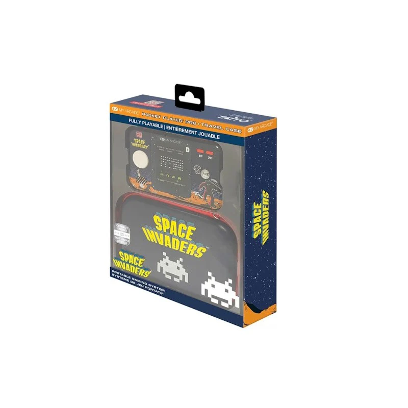 SPACE INVADERS POCKET PLAYER PRO WITH CASE