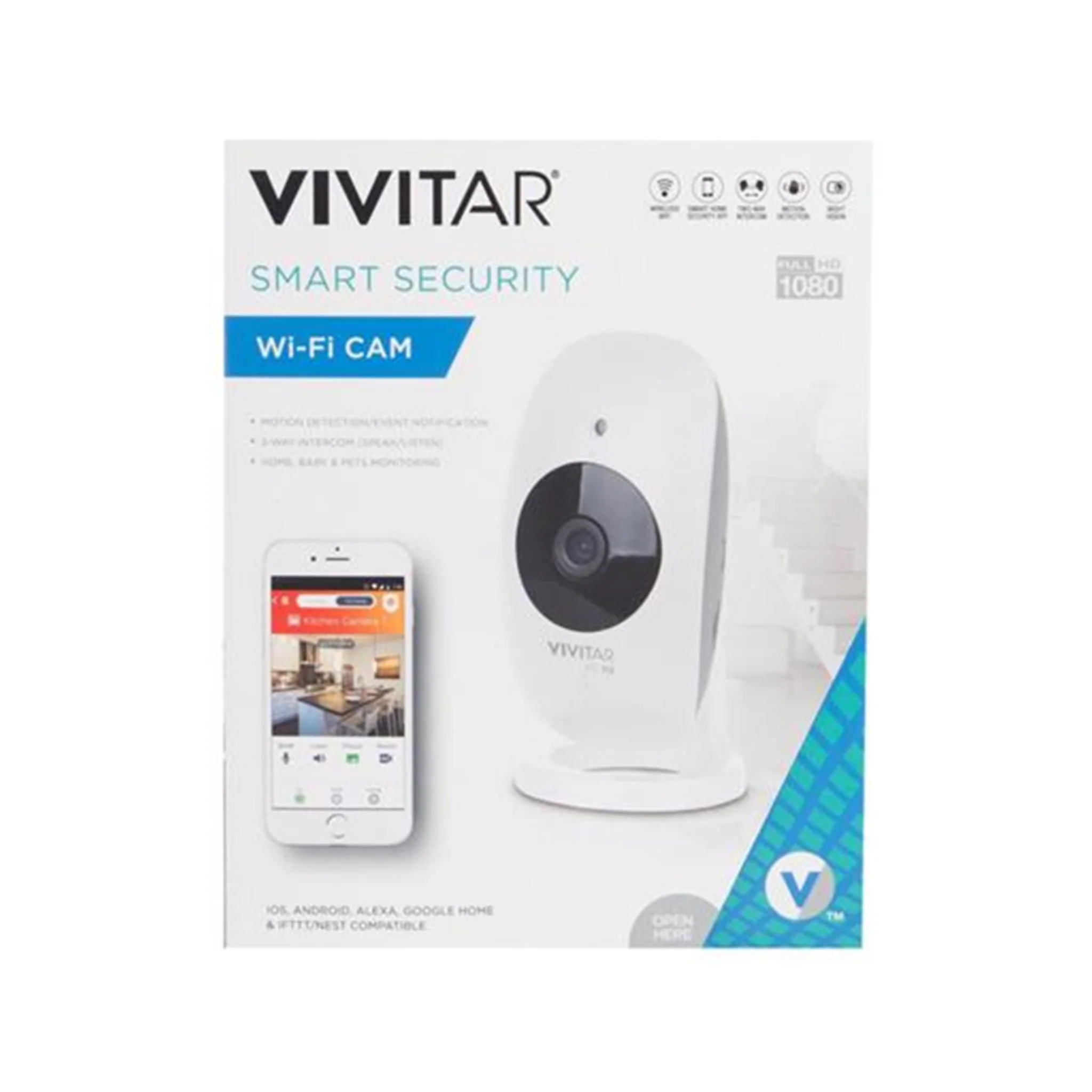 SMART SECURITY WIFI CAMERA - (WHITE) - Image 2