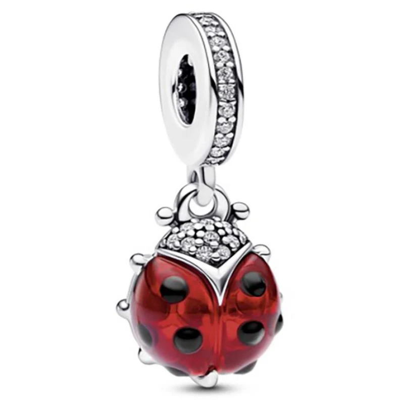RED LADYBIRD DANGLE CHARM