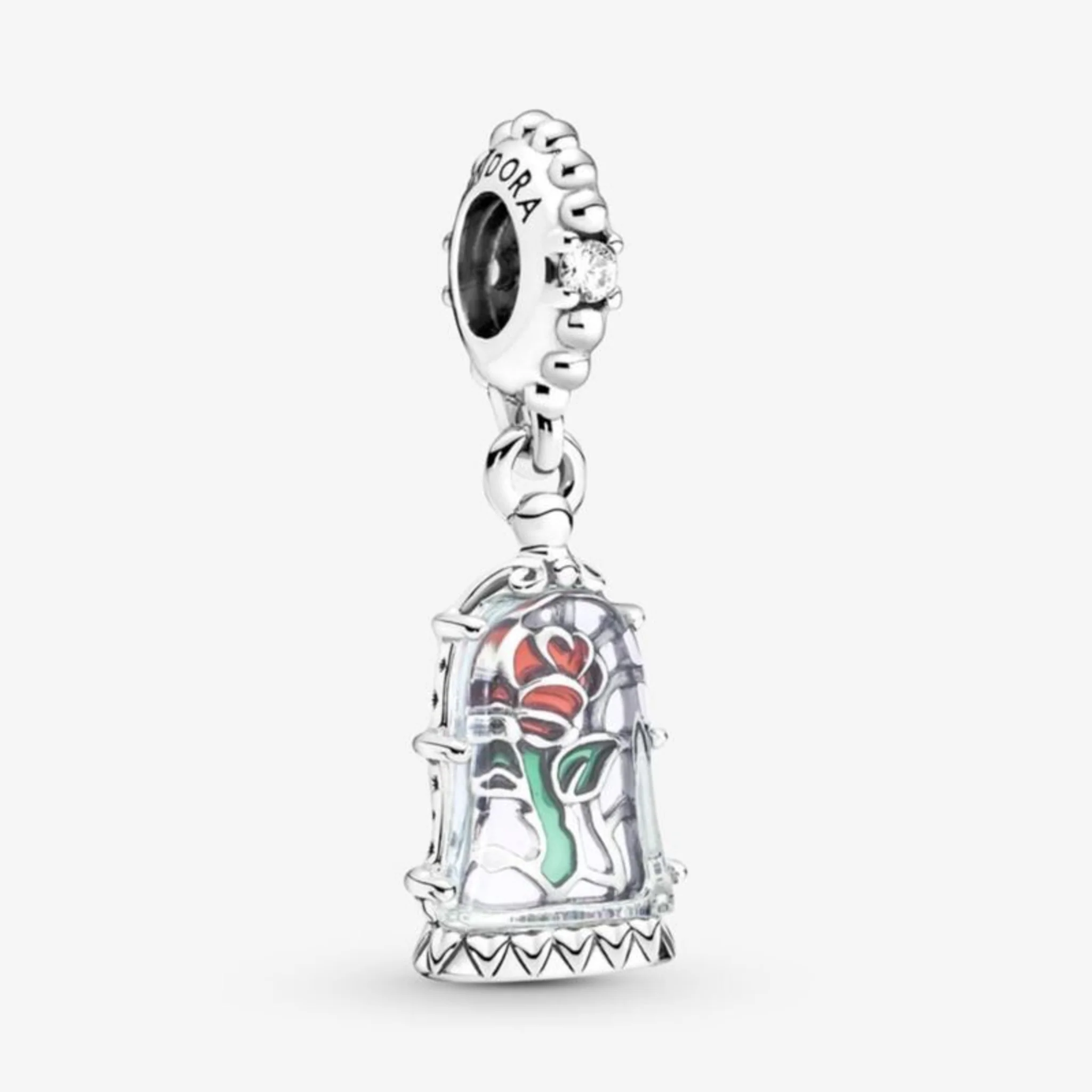DISNEY ENCHANTED ROSE DANGLE CHARM - Image 2