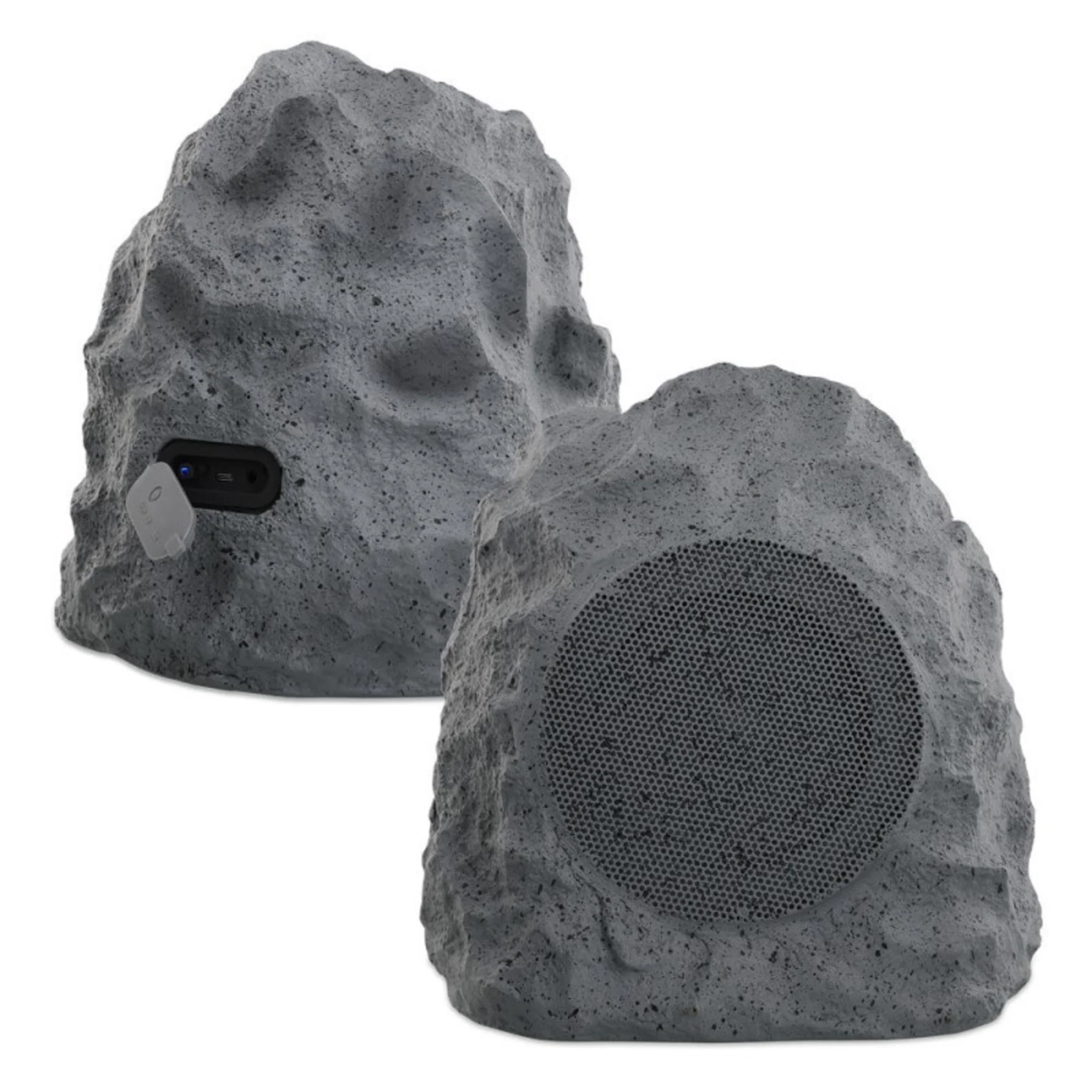 BLUETOOTH RECHARGEABLE ROCK SPEAKER - (2 PACK) - Image 2