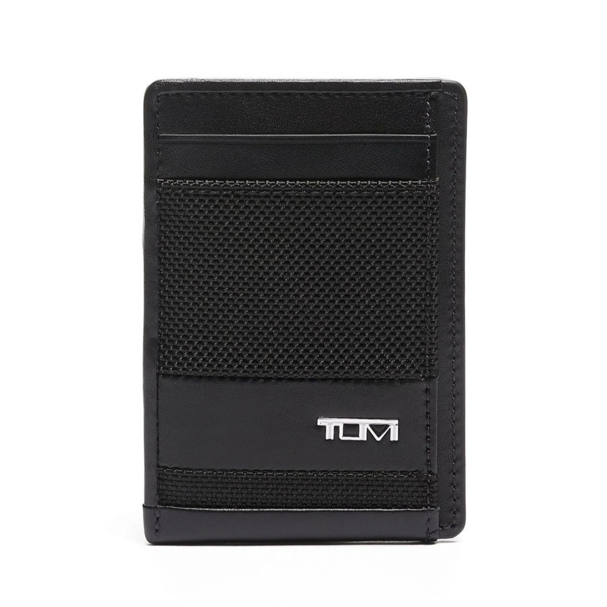 ALPHA MONEY CLIP CARD CASE- BLACK - Image 2