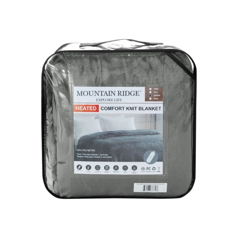 HEATED PEARL QUEEN MICROPLUSH BLANKET