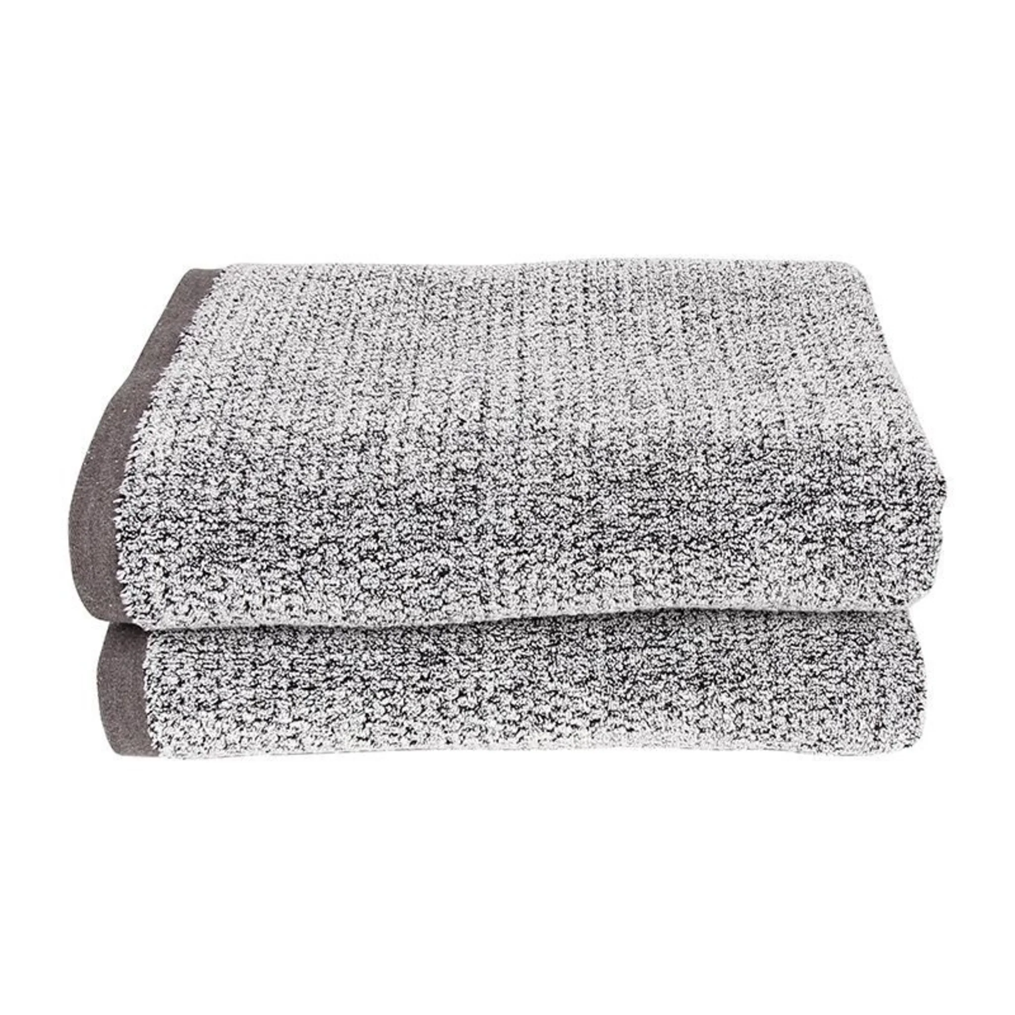 SIGNATURE 2PCS SET BATH TOWEL - (GREY) - Image 3