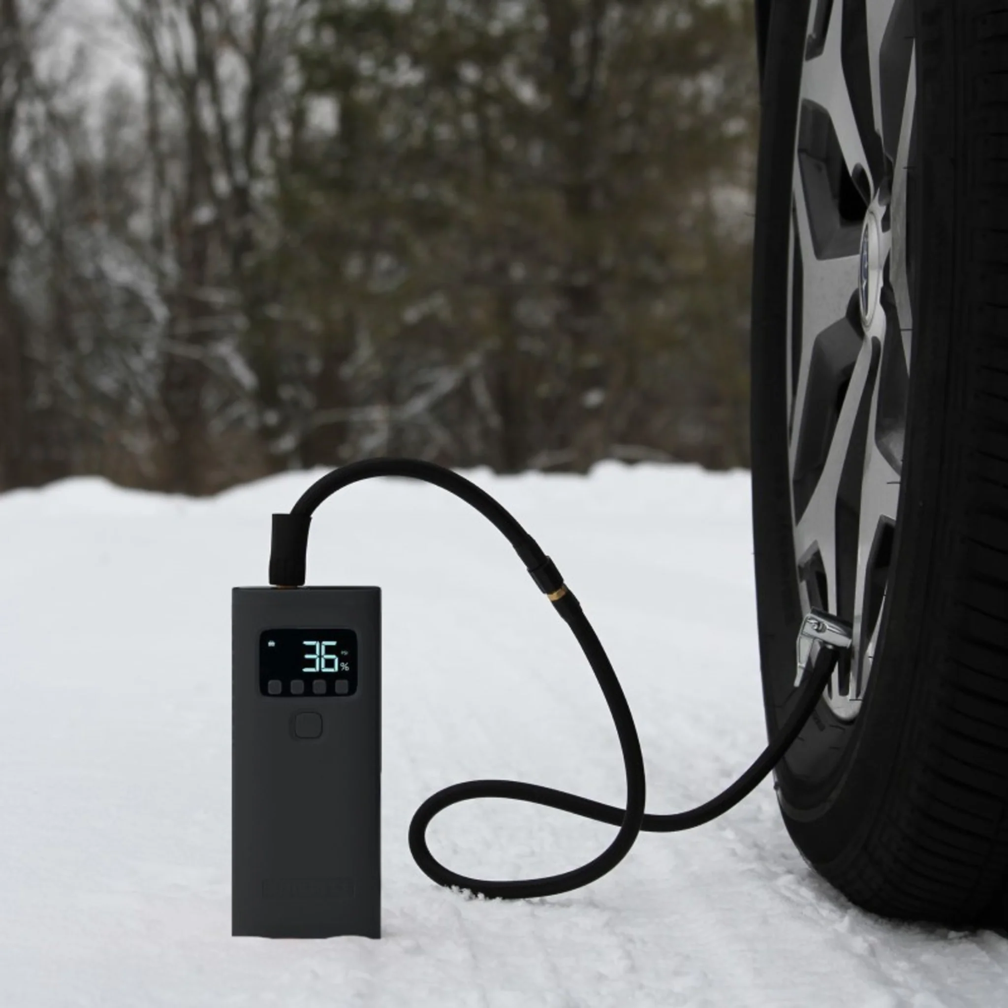 AIRPRO - PORTABLE AIR COMPRESSOR, 4,000MAH POWER BANK AND FLASHLIGHT BUNDLE - Image 2