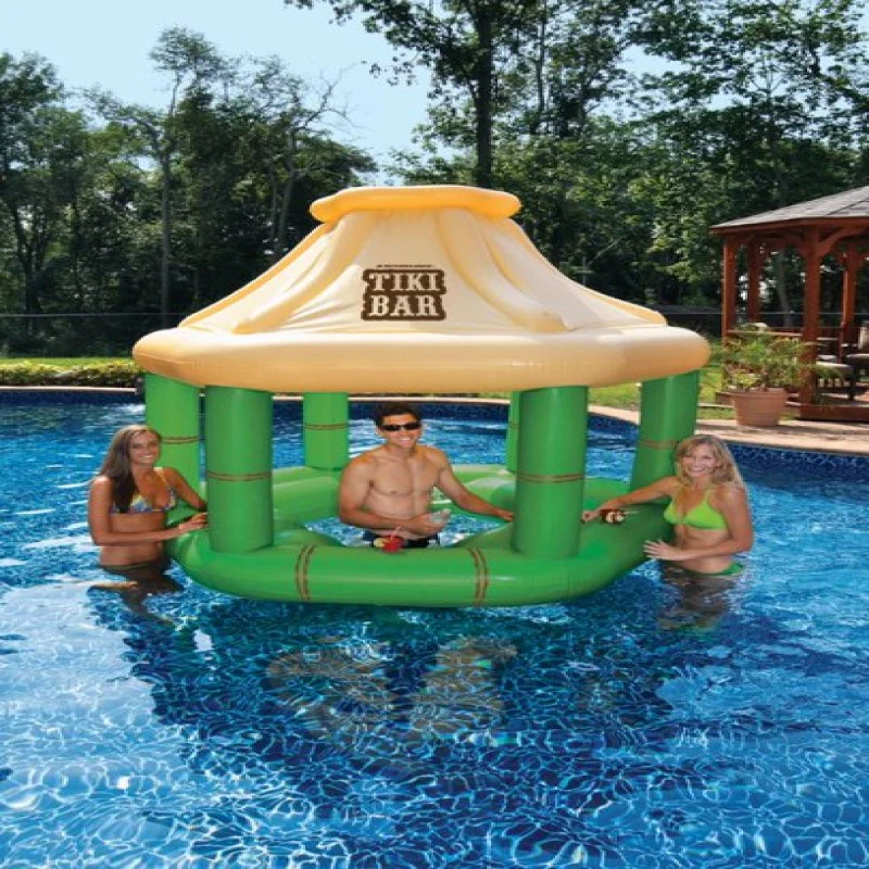 INFLATABLE FLOATING TIKI BAR