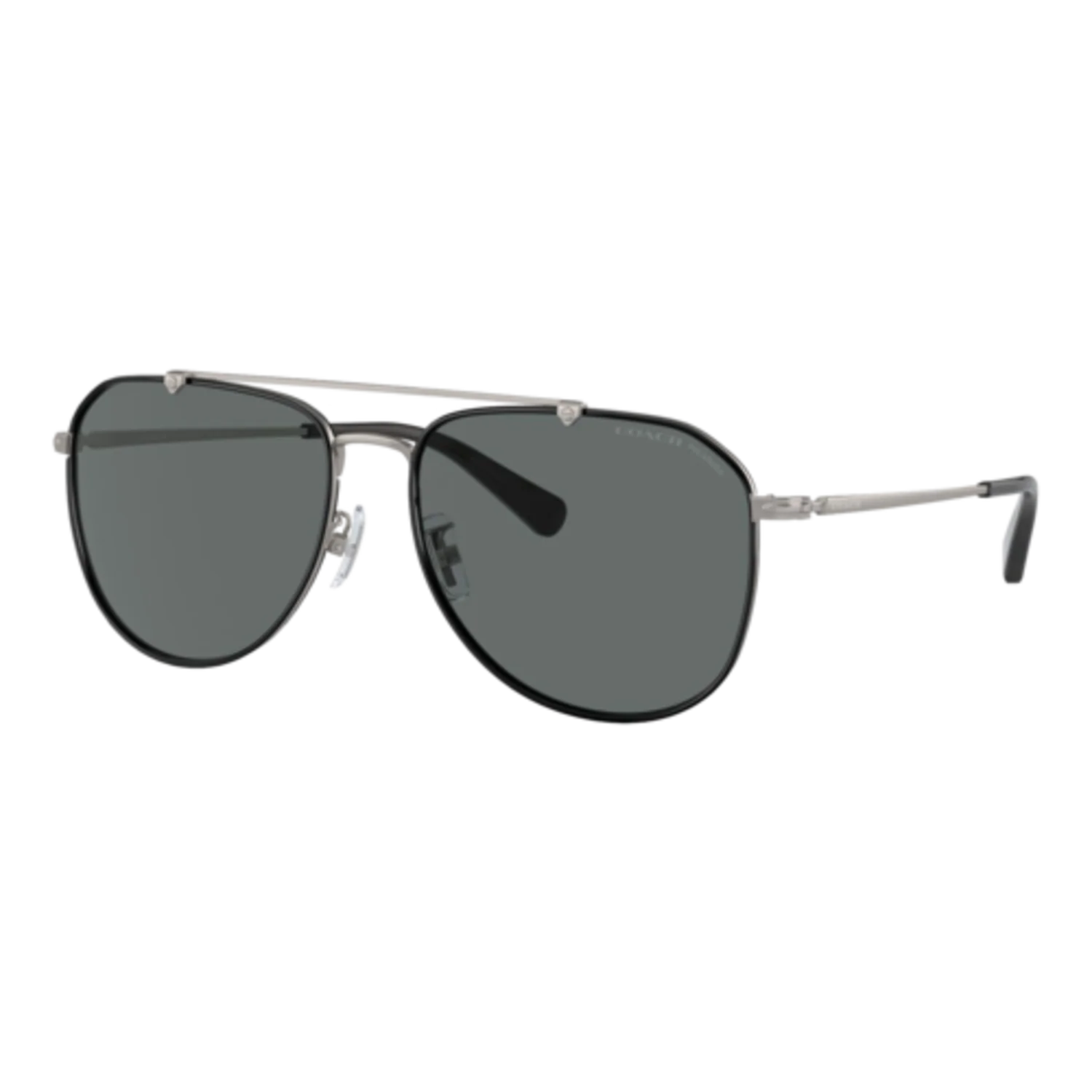 COACH POLARIZED METAL WINDSOR PILOT SUNGLASSES - Image 2