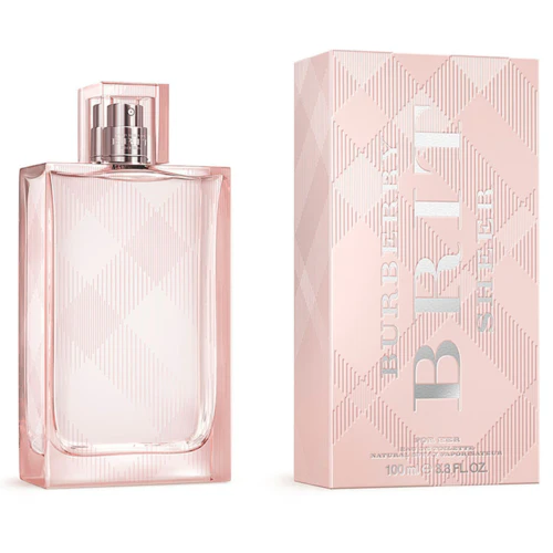 BURBERRY BRIT SHEER FOR WOMEN EAU DE TOILETTE - 3.4 FL OZ