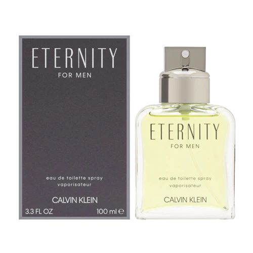 CALVIN KLEIN ETERNITY FOR MEN EAU DE TOILETTE - 3.4 FL OZ