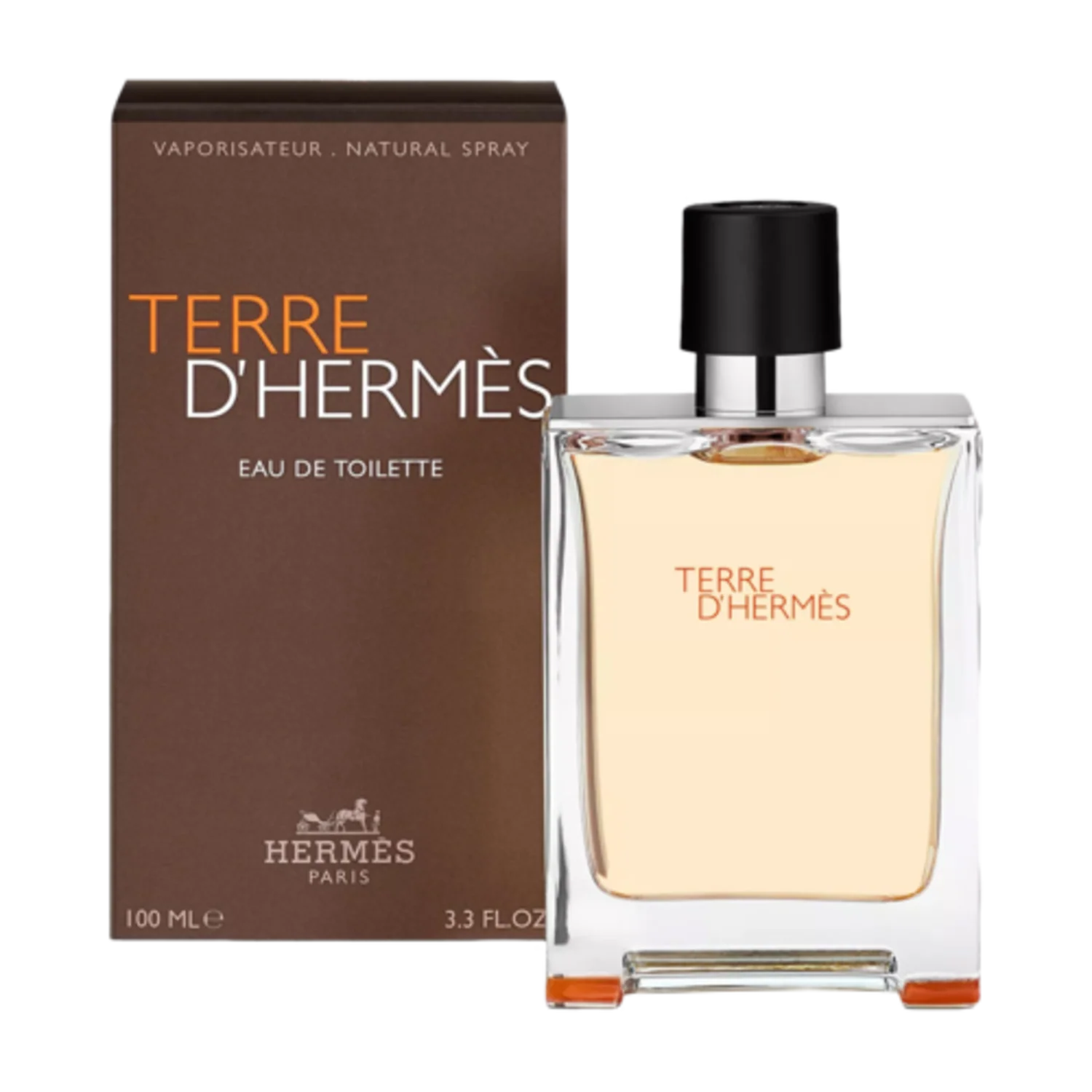 HERMES TERRE D'HERMES FOR MEN EDT SPRAY - 3.3 FL OZ - Image 2