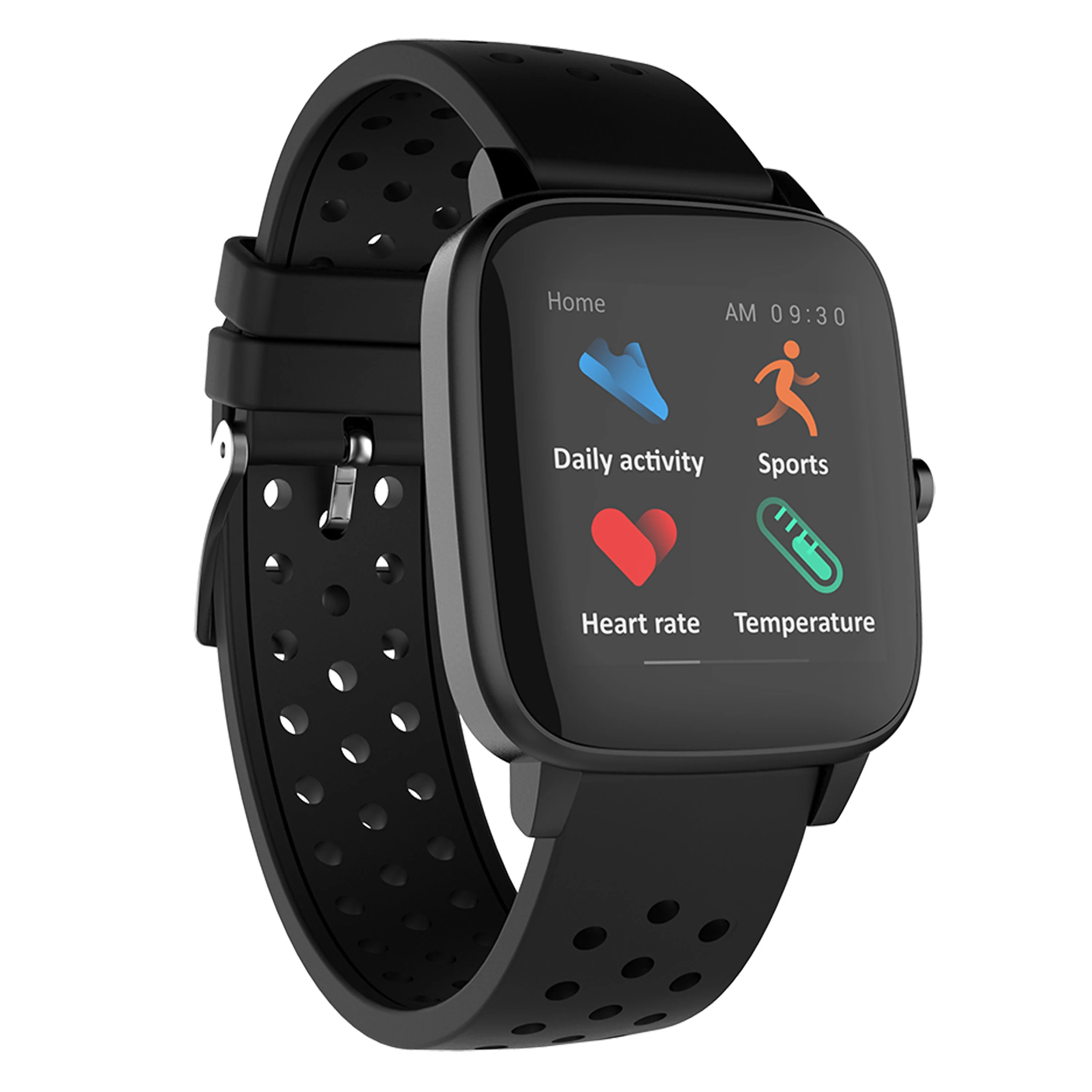 BLUETOOTH SMARTWATCH W/ HEART RATE & TEMPERATURE TRACKING - Image 2