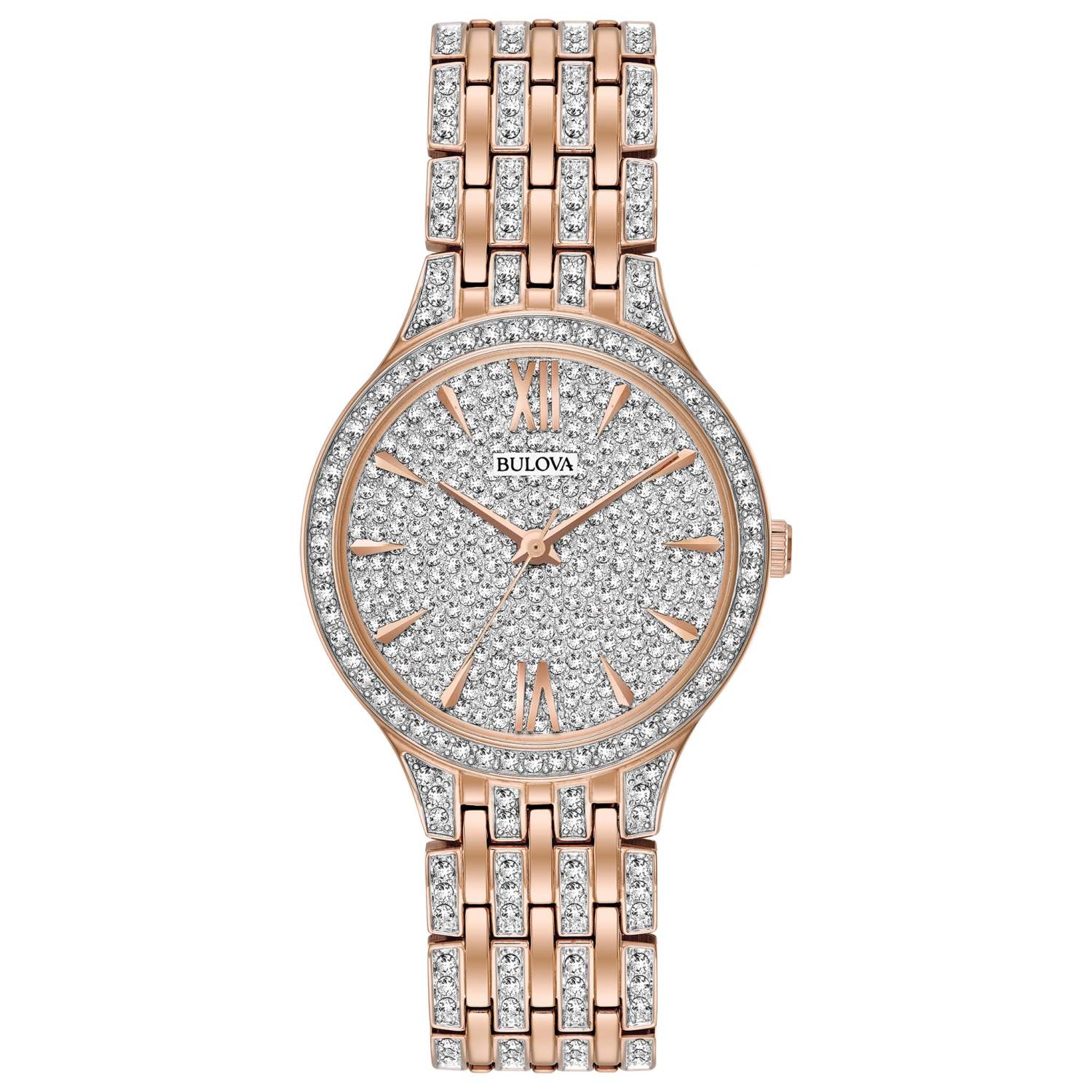 LADIES' PHANTOM CRYSTAL STAINLESS STEEL WATCH, CRYSTAL DIAL - Image 2