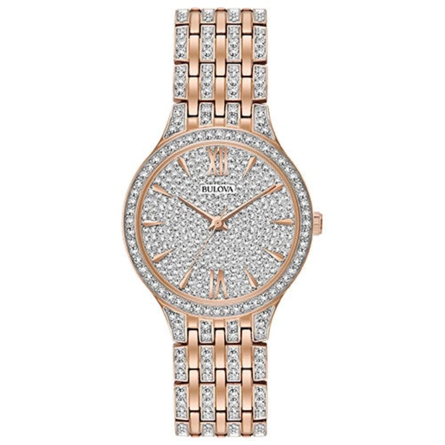 LADIES' PHANTOM CRYSTAL STAINLESS STEEL WATCH, CRYSTAL DIAL - Image 3