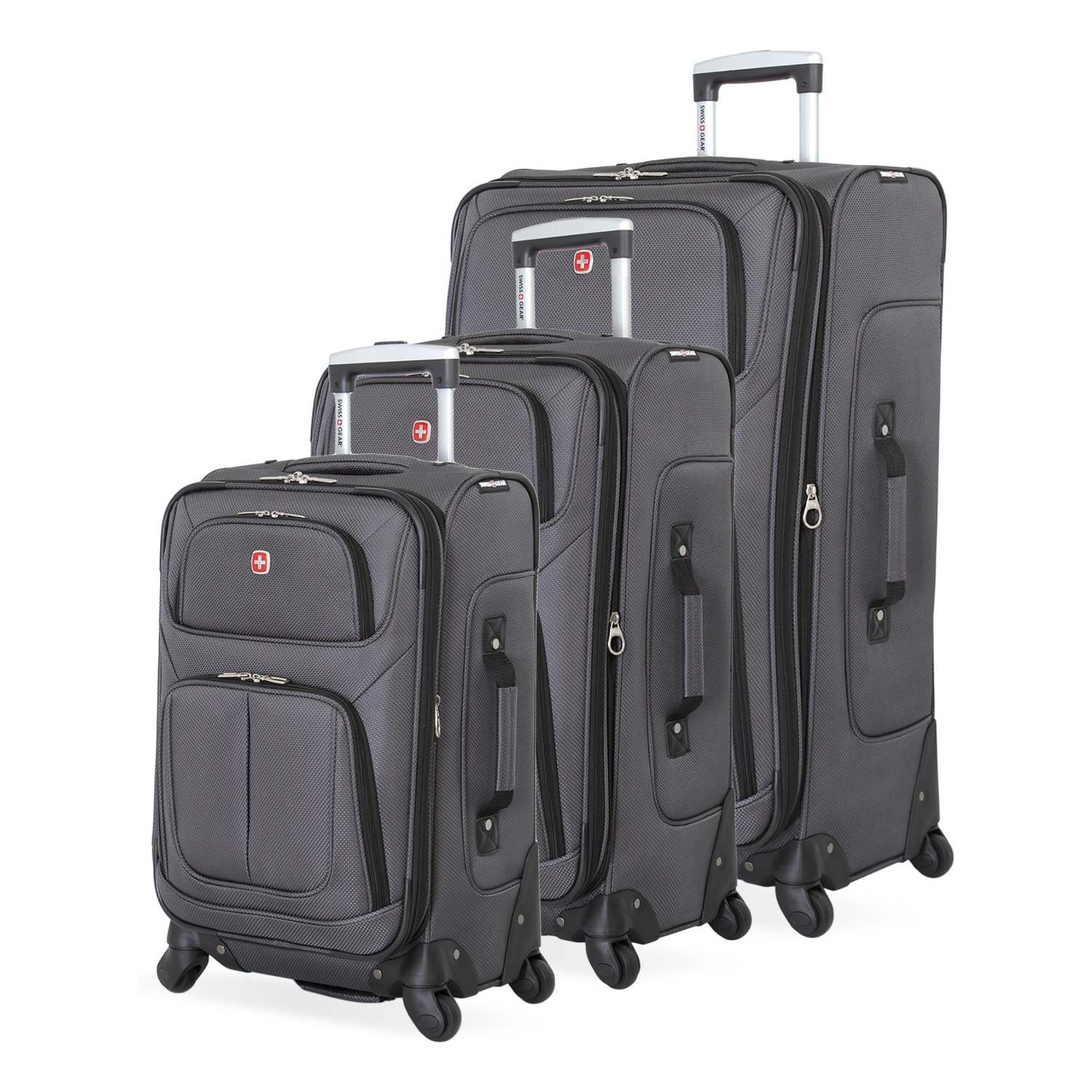 6283 EXPANDABLE SPINNER 3PC SOFTSIDE LUGGAGE SET - Image 2