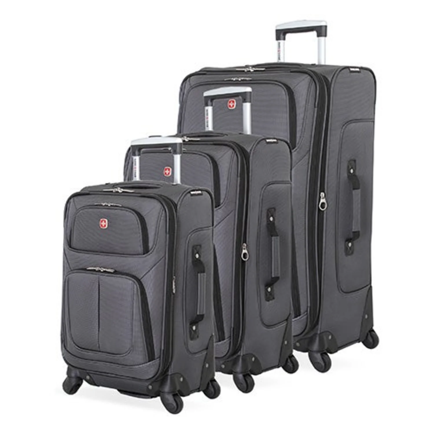 6283 EXPANDABLE SPINNER 3PC SOFTSIDE LUGGAGE SET - Image 3