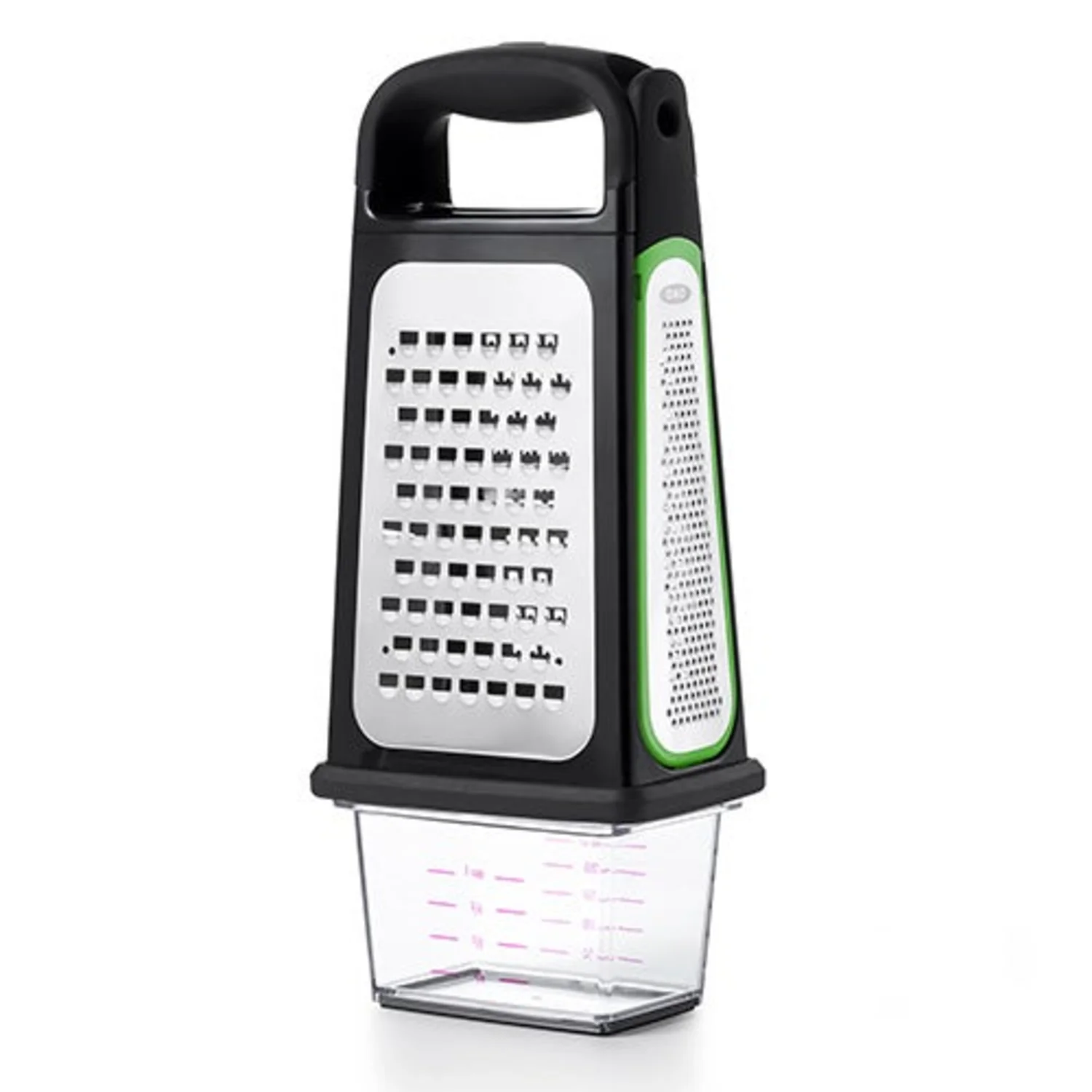 GOOD GRIPS ETCHED BOX GRATER W/ REMOVABLE ZESTER - Image 3