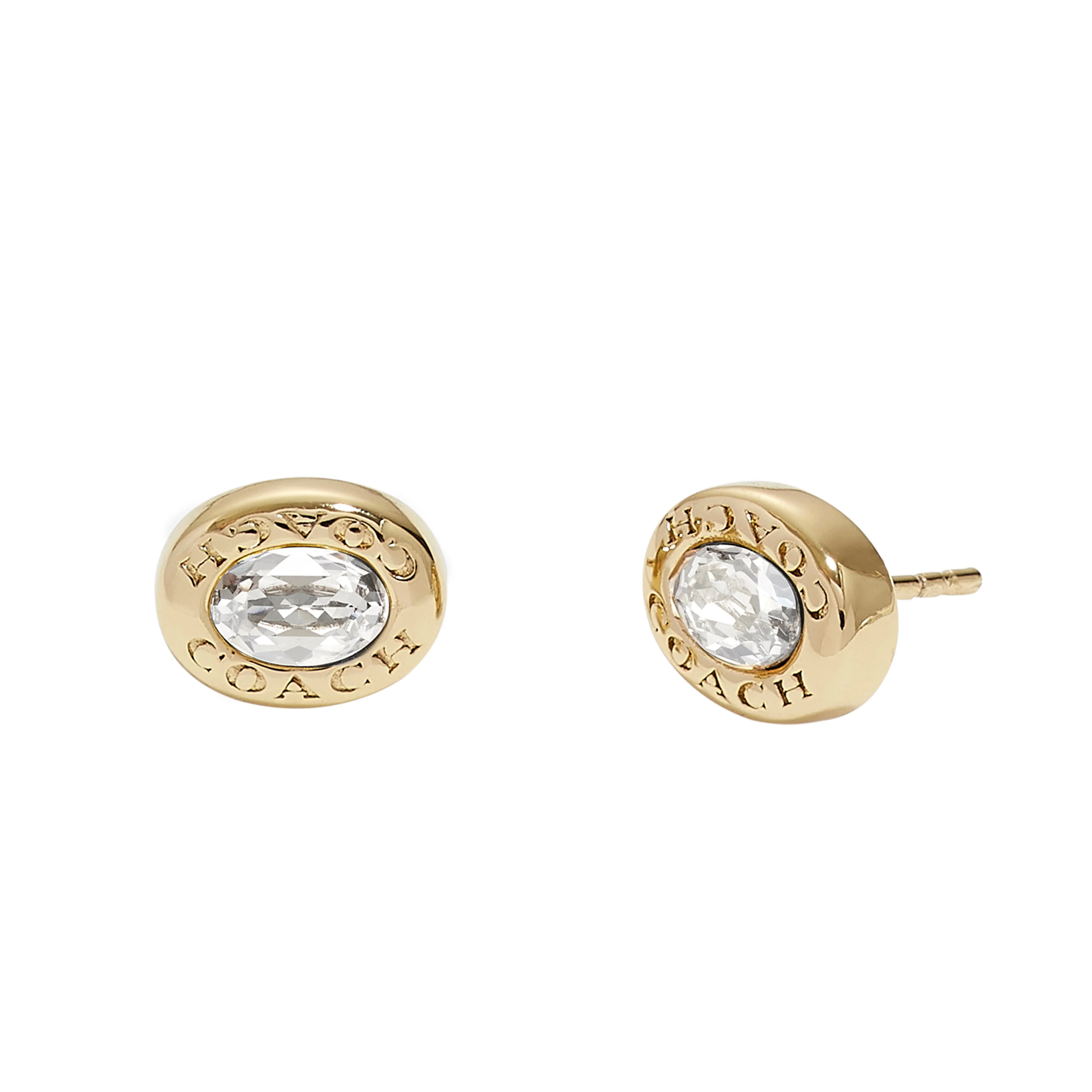 SIGNATURE LOGO STUD EARRINGS - Image 2