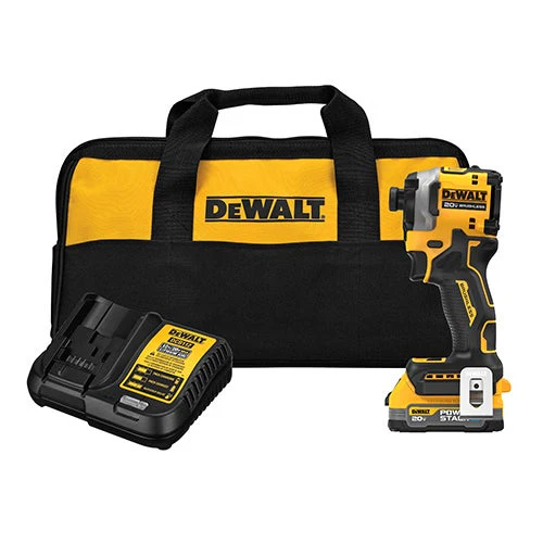 ATOMIC 20V MAX 3 SPEED 1/4" IMPACT DRIVER KIT W/ POWERSTACK BATTERY