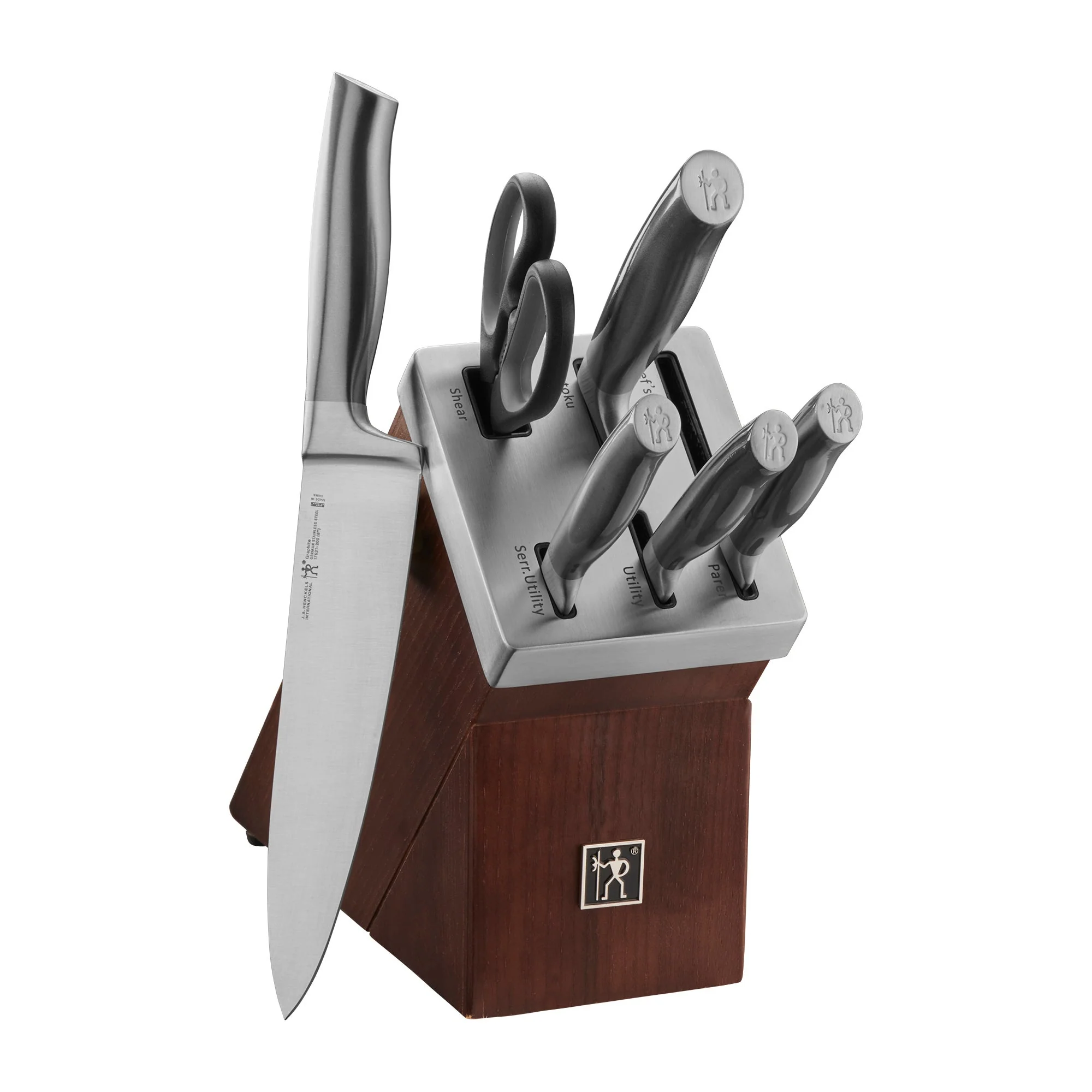 7PC SELF-SHARPENING KNIFE BLOCK SET - Image 2
