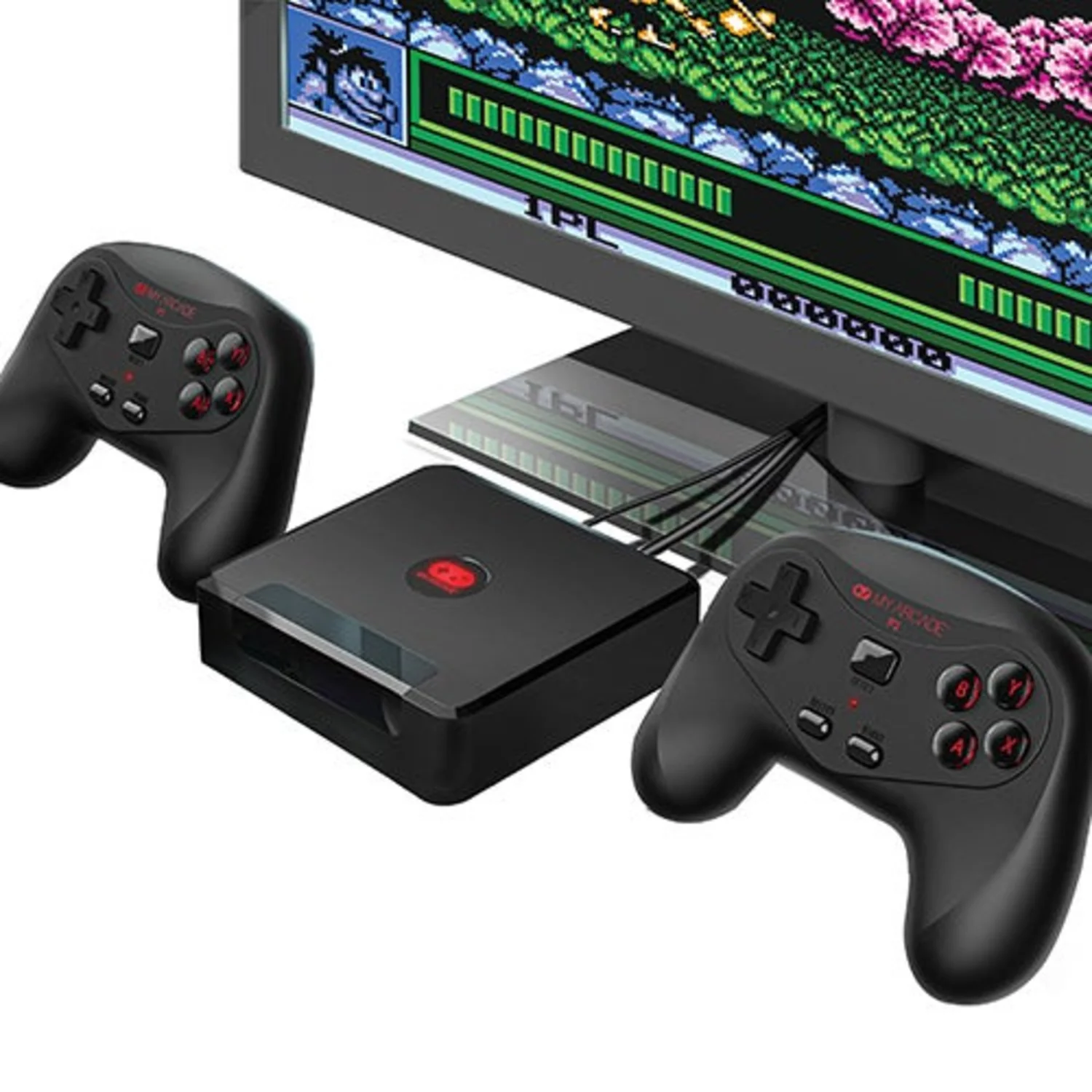GAMESTATION WIRELESS HD VIDEO GAME CONSOLE & CONTROLLERS W/ DATA EAST & JALECO - Image 3
