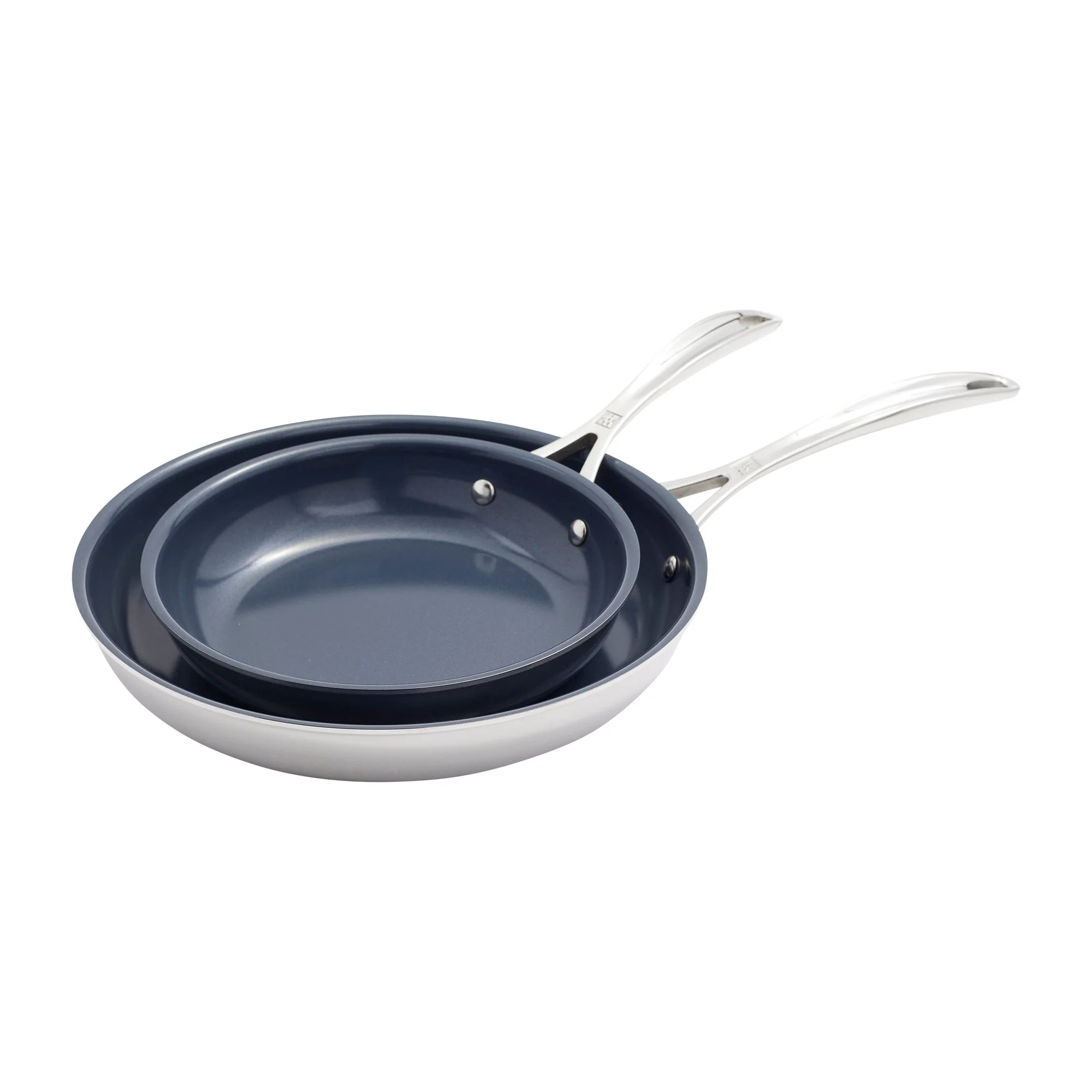 CLAD CFX 2PC NONSTICK CERAMIC FRY PAN SET - Image 2