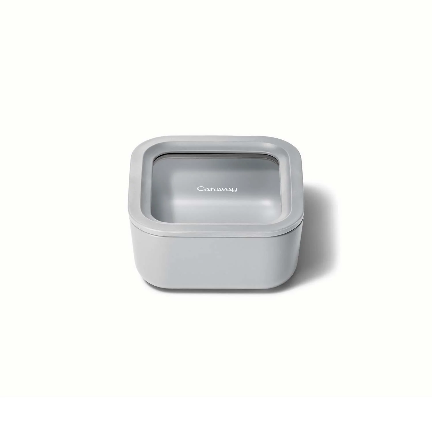 4.4 CUP GLASS FOOD CONTAINER SQUARE SHAPE W/ LID - Image 2