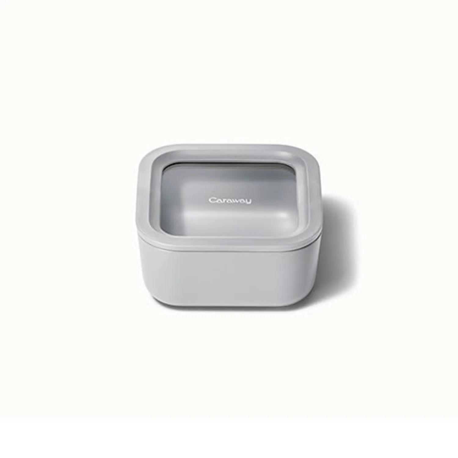 4.4 CUP GLASS FOOD CONTAINER SQUARE SHAPE W/ LID - Image 3
