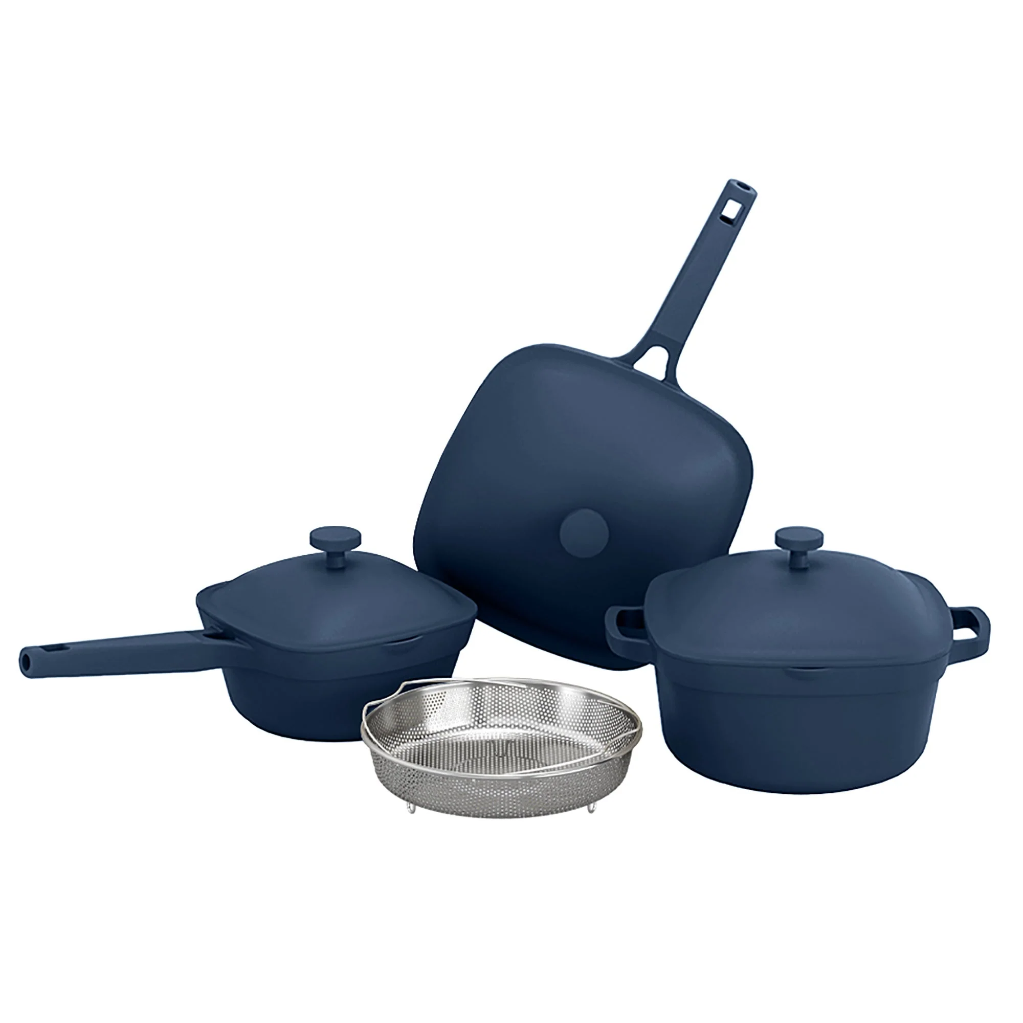 7PC NONSTICK CERAMIC CAST ALUMINUM COOKWARE SET - Image 2